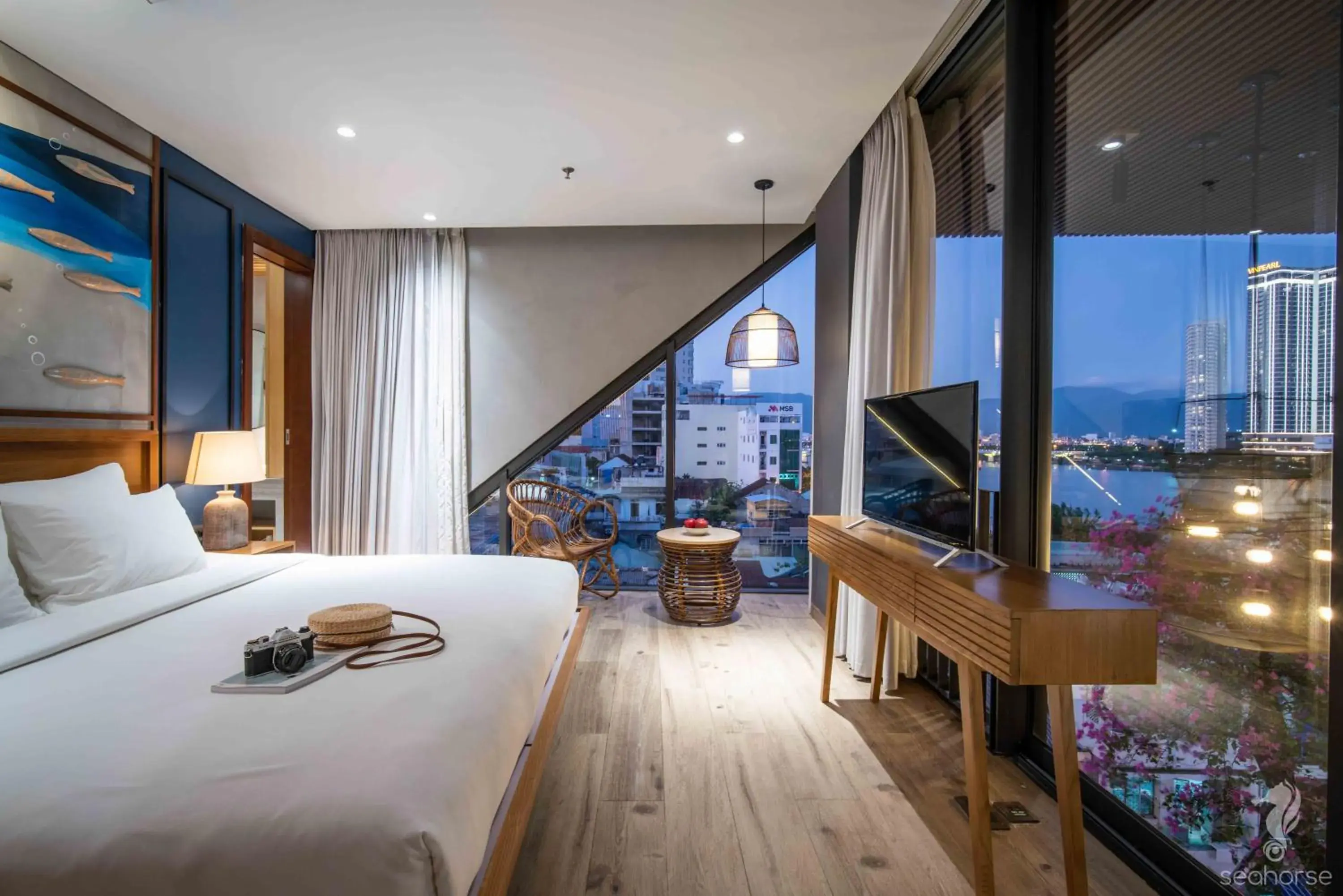 Bed in Seahorse Han Market Da Nang Apartment by Haviland Bed in Seahorse Han Market Da Nang Apartment by Haviland