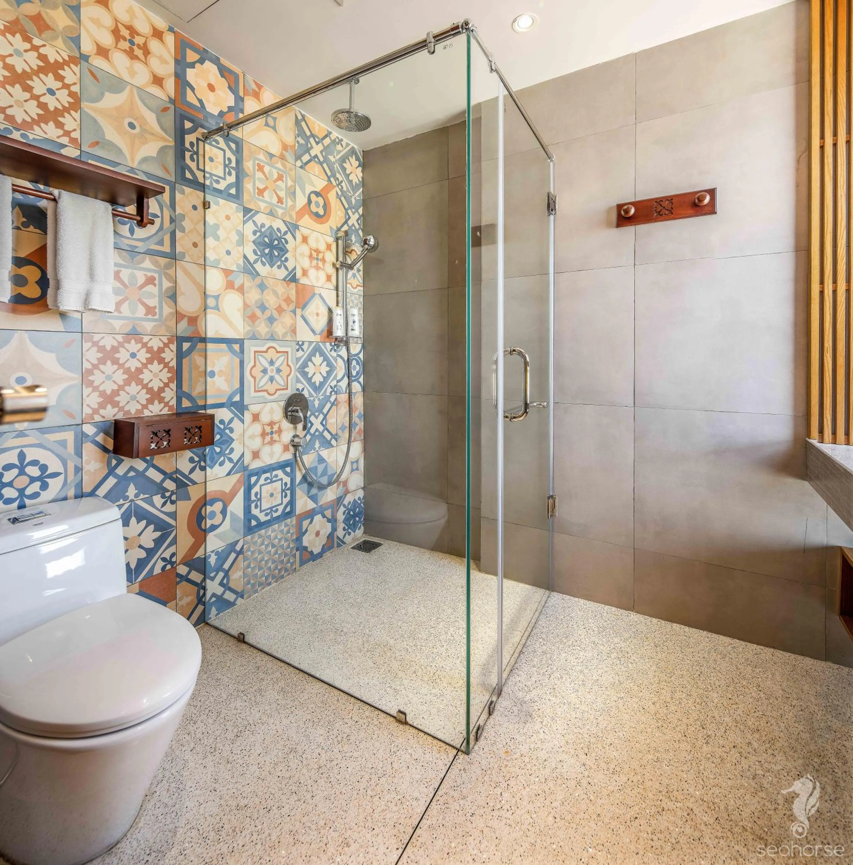Shower in Seahorse Han Market Da Nang Apartment by Haviland