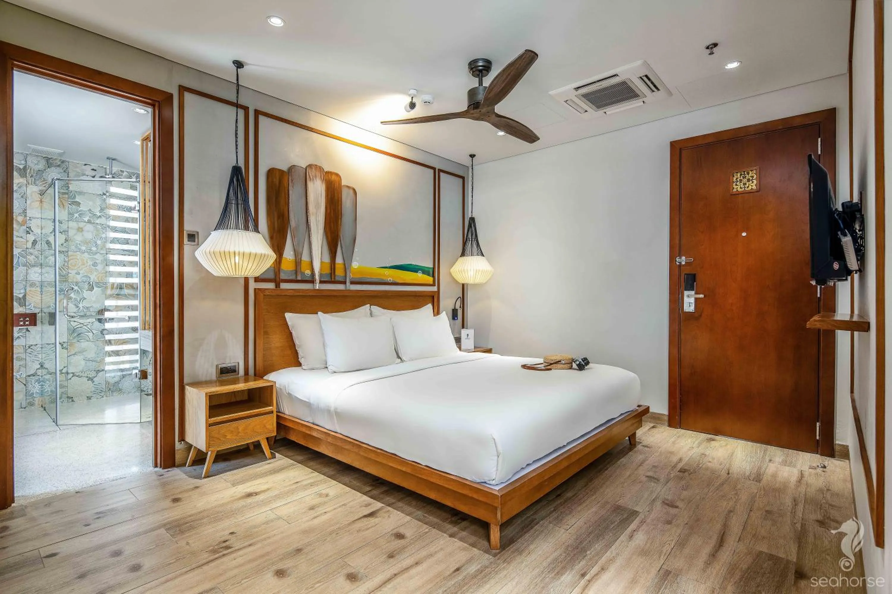 Bed in Seahorse Han Market Da Nang Apartment by Haviland
