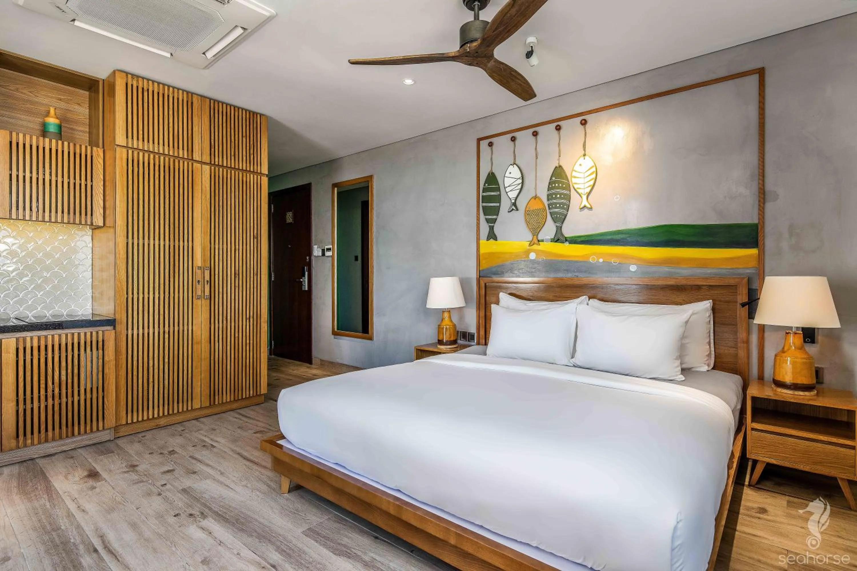 Bed in Seahorse Han Market Da Nang Apartment by Haviland