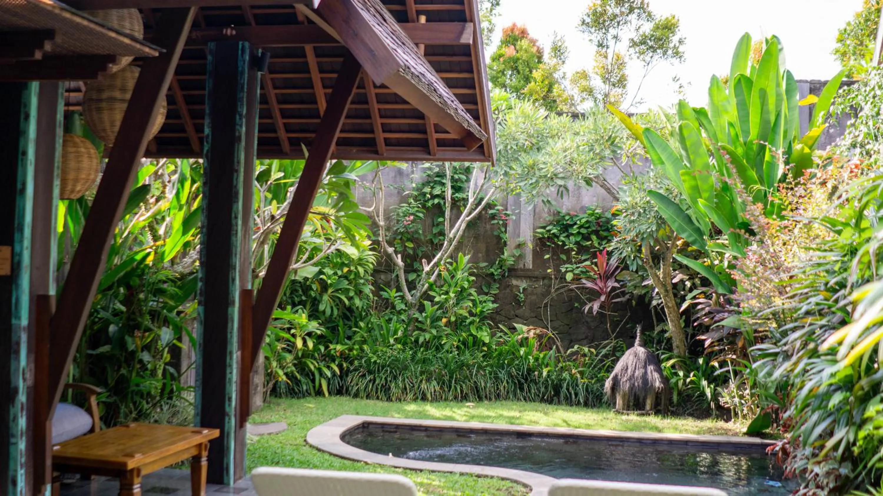 Garden view in Tejaprana Bisma - CHSE Certified