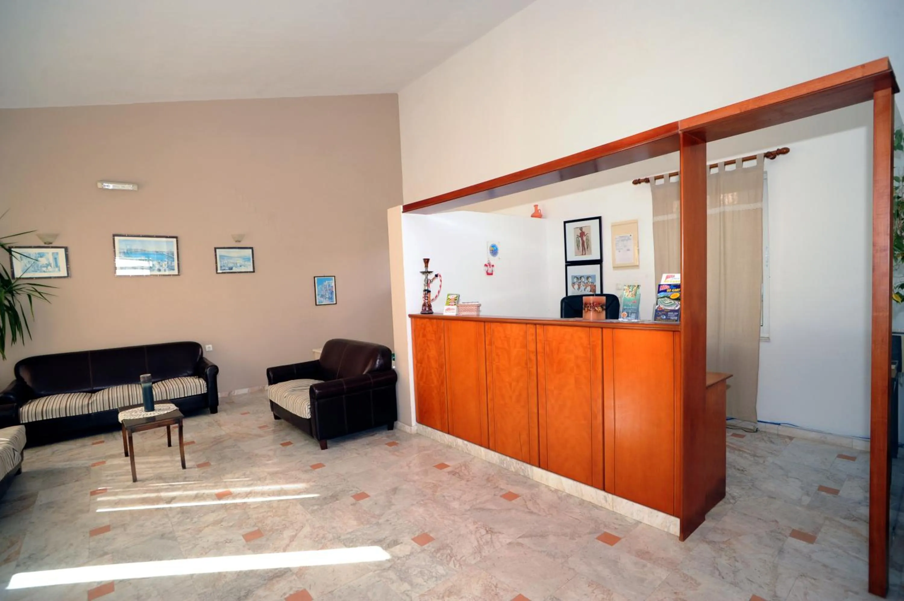 Lobby or reception in Evilion hotel