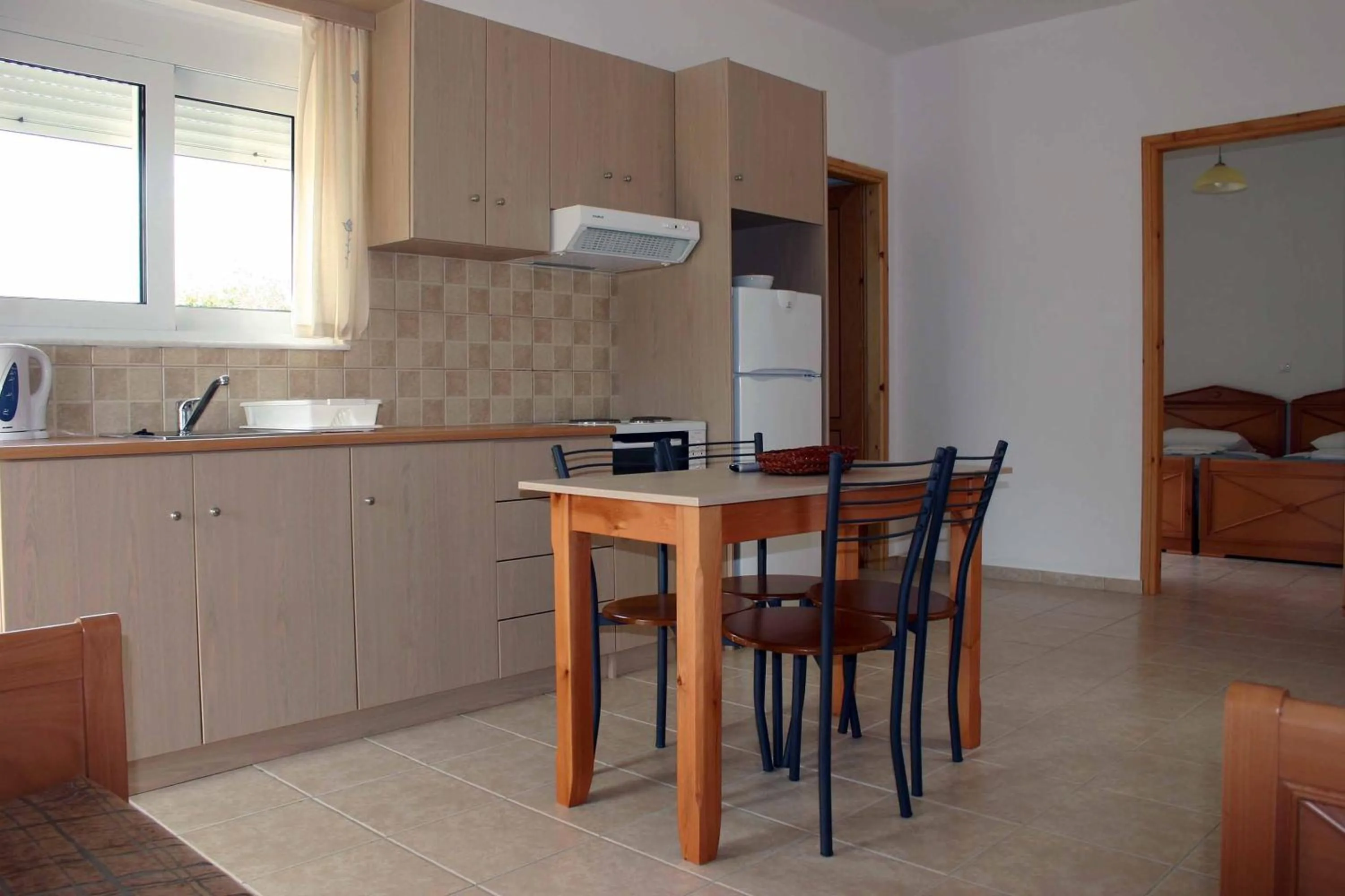 Kitchen or kitchenette in Evilion hotel