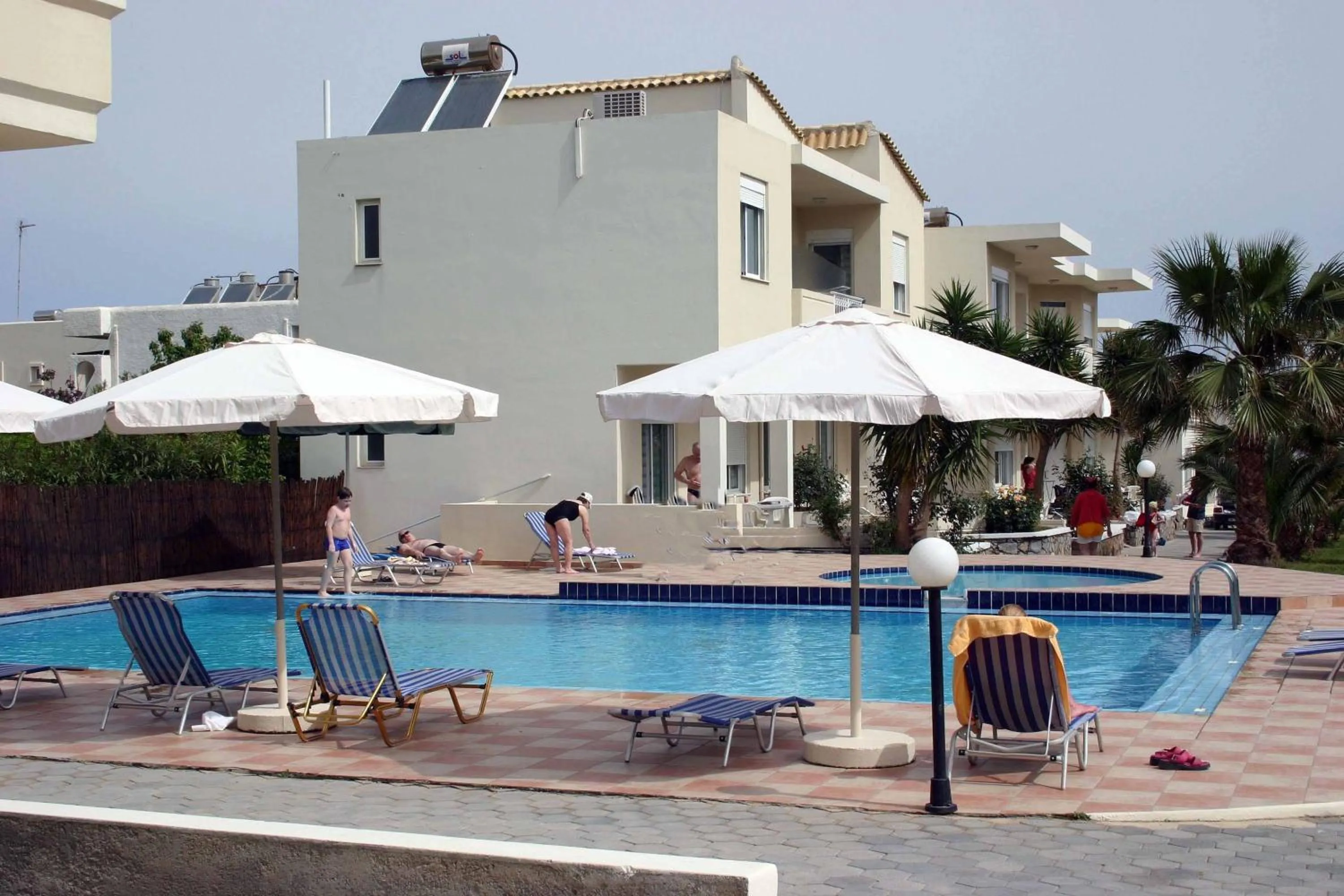 Swimming pool in Evilion hotel