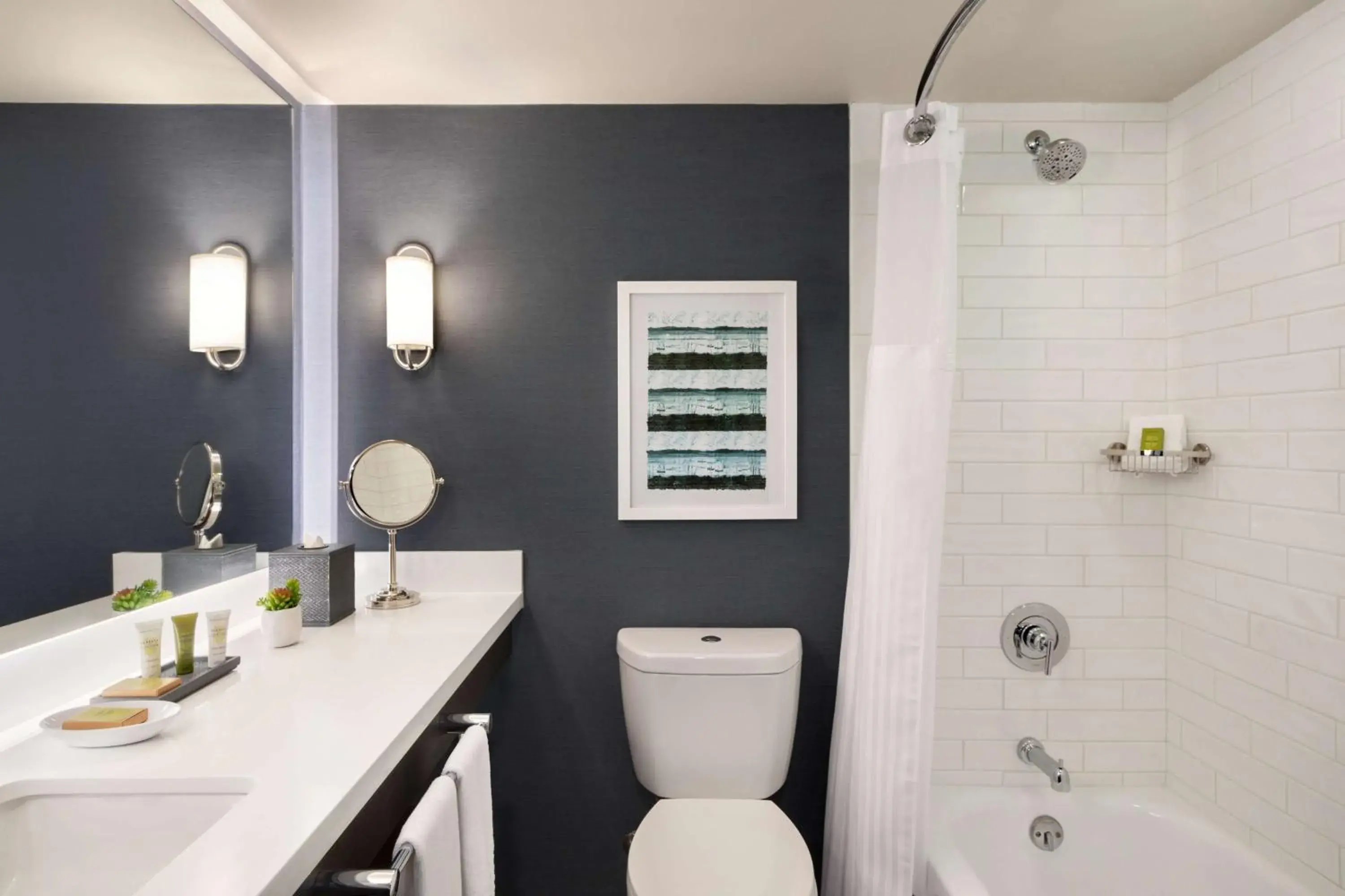 Bathroom in Hotel Champlain Burlington, Curio Collection by Hilton Bathroom in Hotel Champlain Burlington, Curio Collection by Hilton