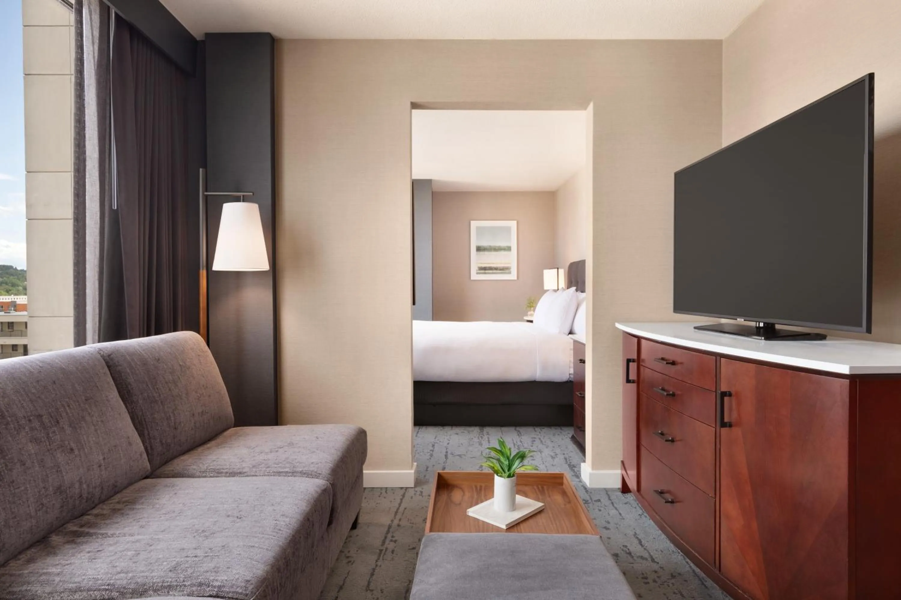 Bed in Hotel Champlain Burlington, Curio Collection by Hilton