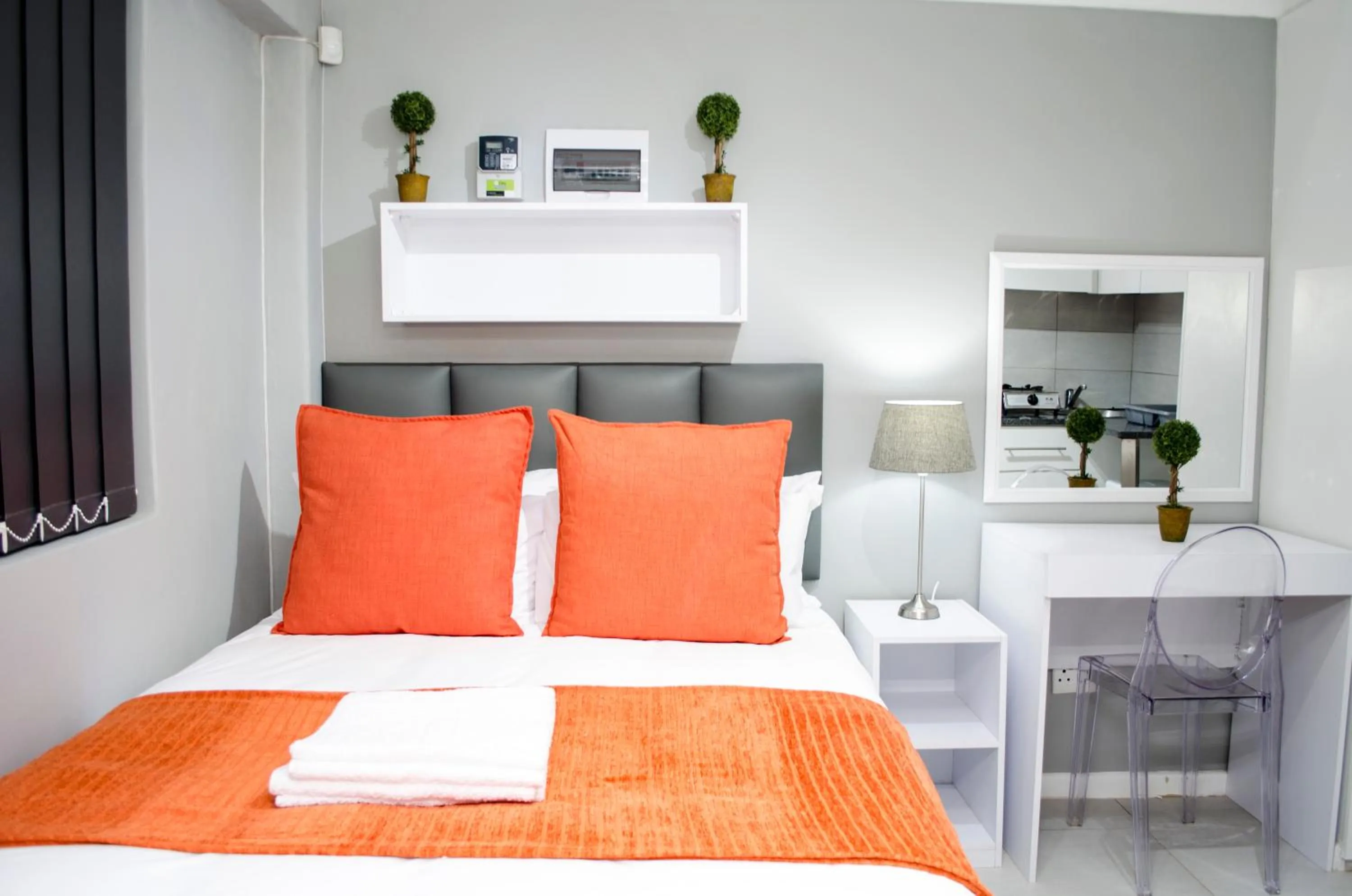 Bedroom, Bed in Cape Town Micro Apartments
