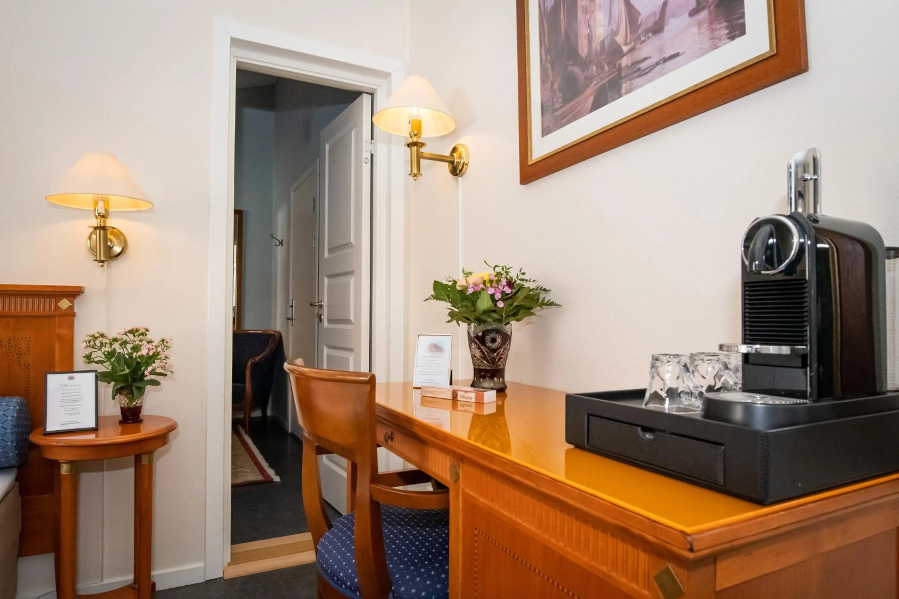 Coffee/tea facilities in Hotel Møllehuset