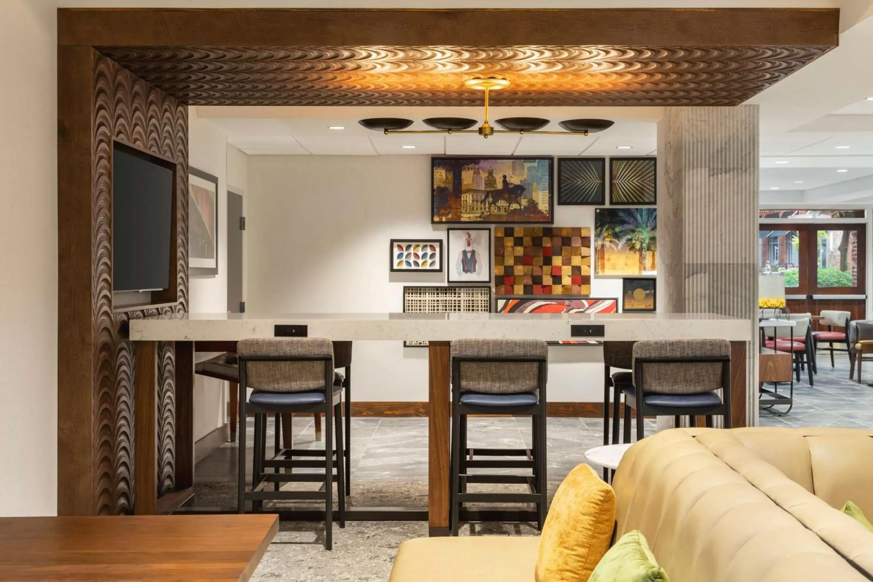 Lobby or reception in Hampton Inn Columbia-Downtown Historic District Lobby or reception in Hampton Inn Columbia-Downtown Historic District