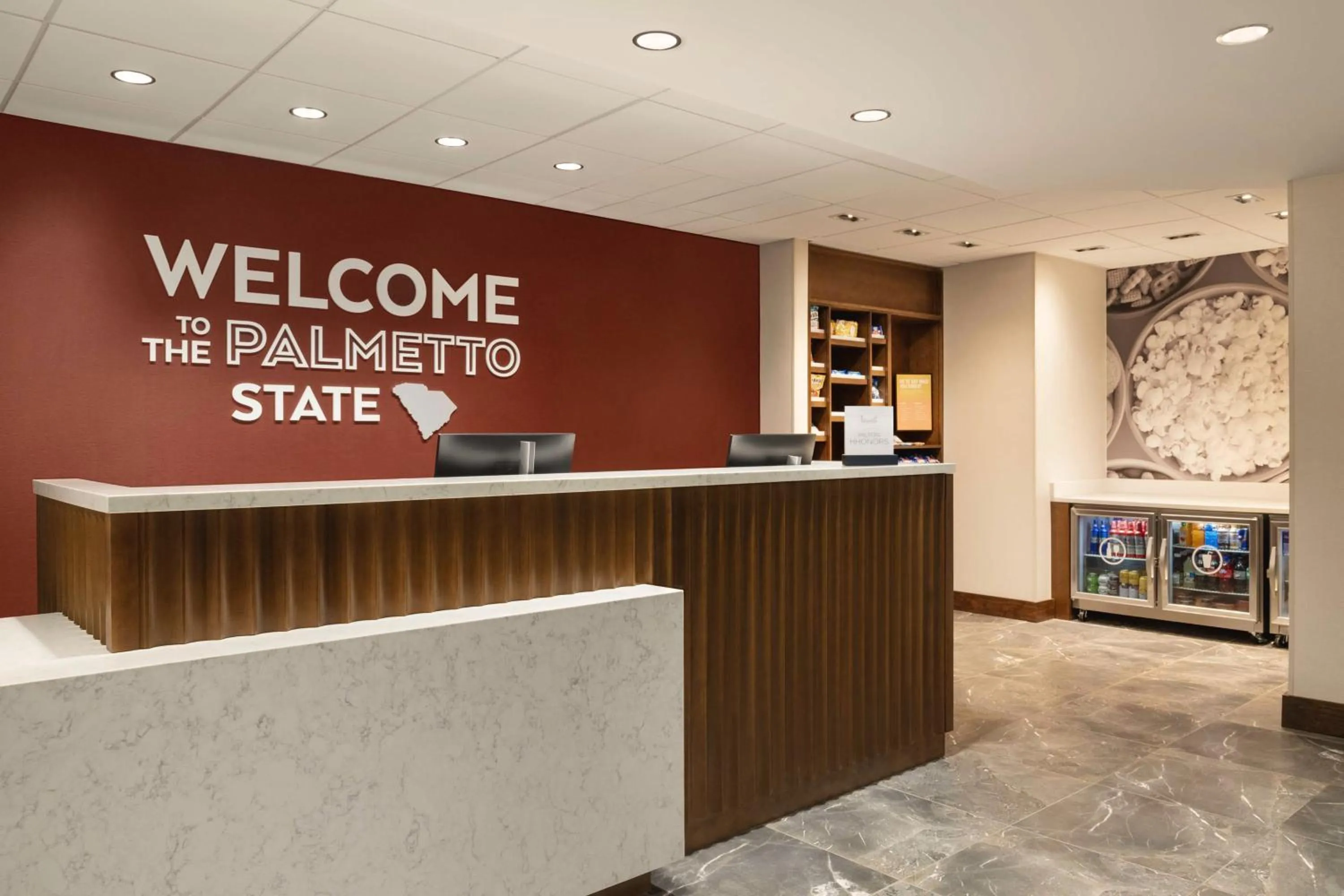Lobby or reception in Hampton Inn Columbia-Downtown Historic District