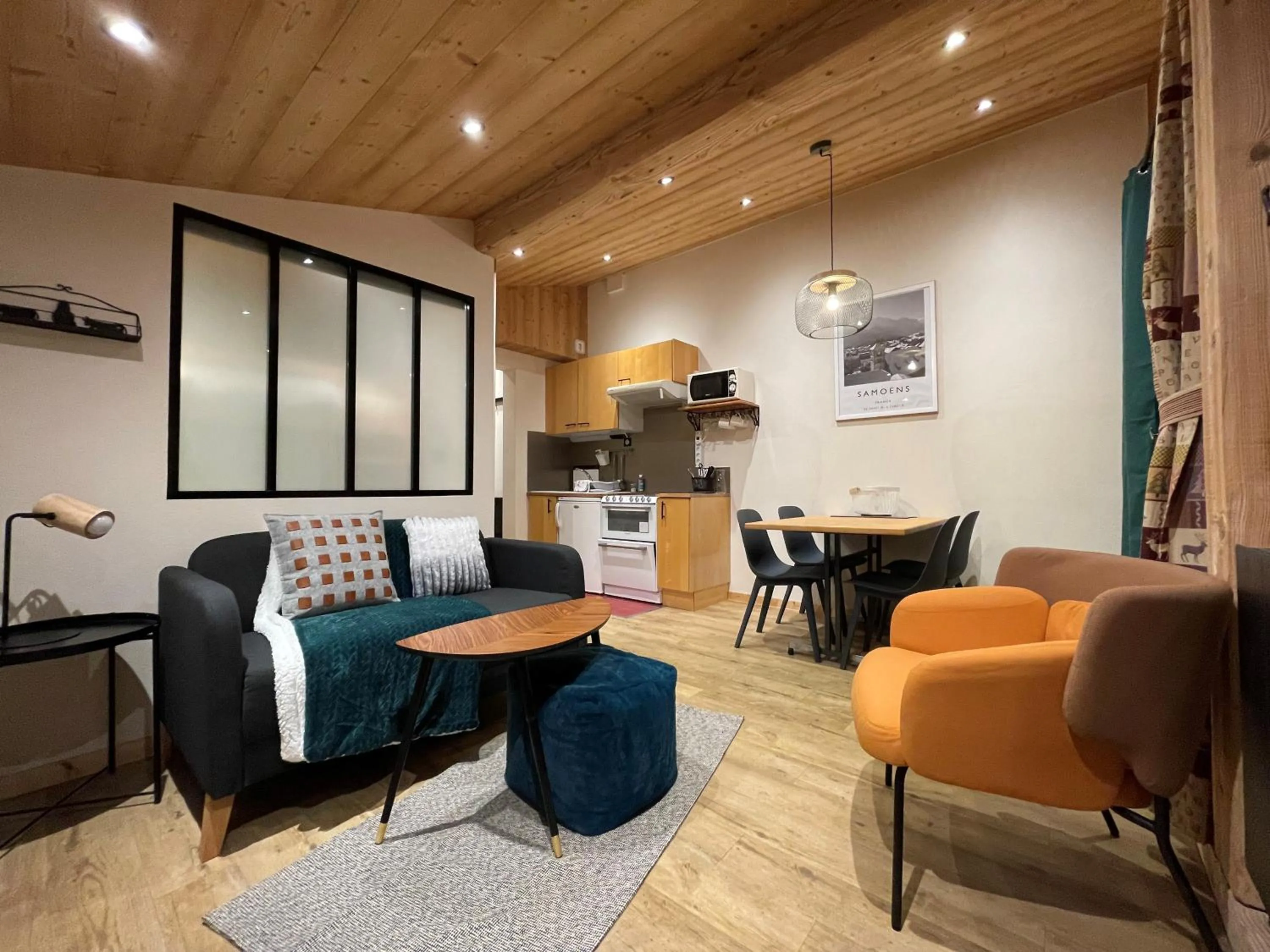 Living room in Résidence La Cour