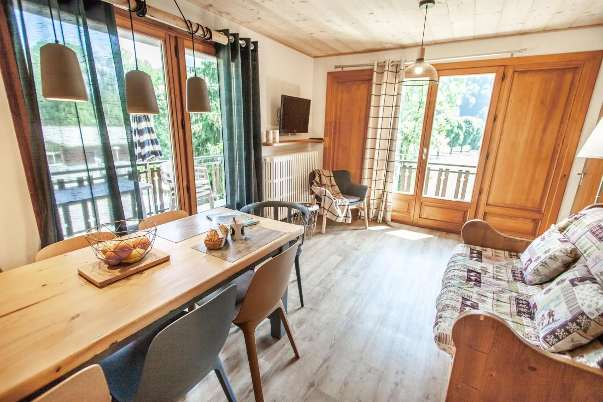 Living room in Appartements Giffre et Clesson - DAHU COMPAGNIE