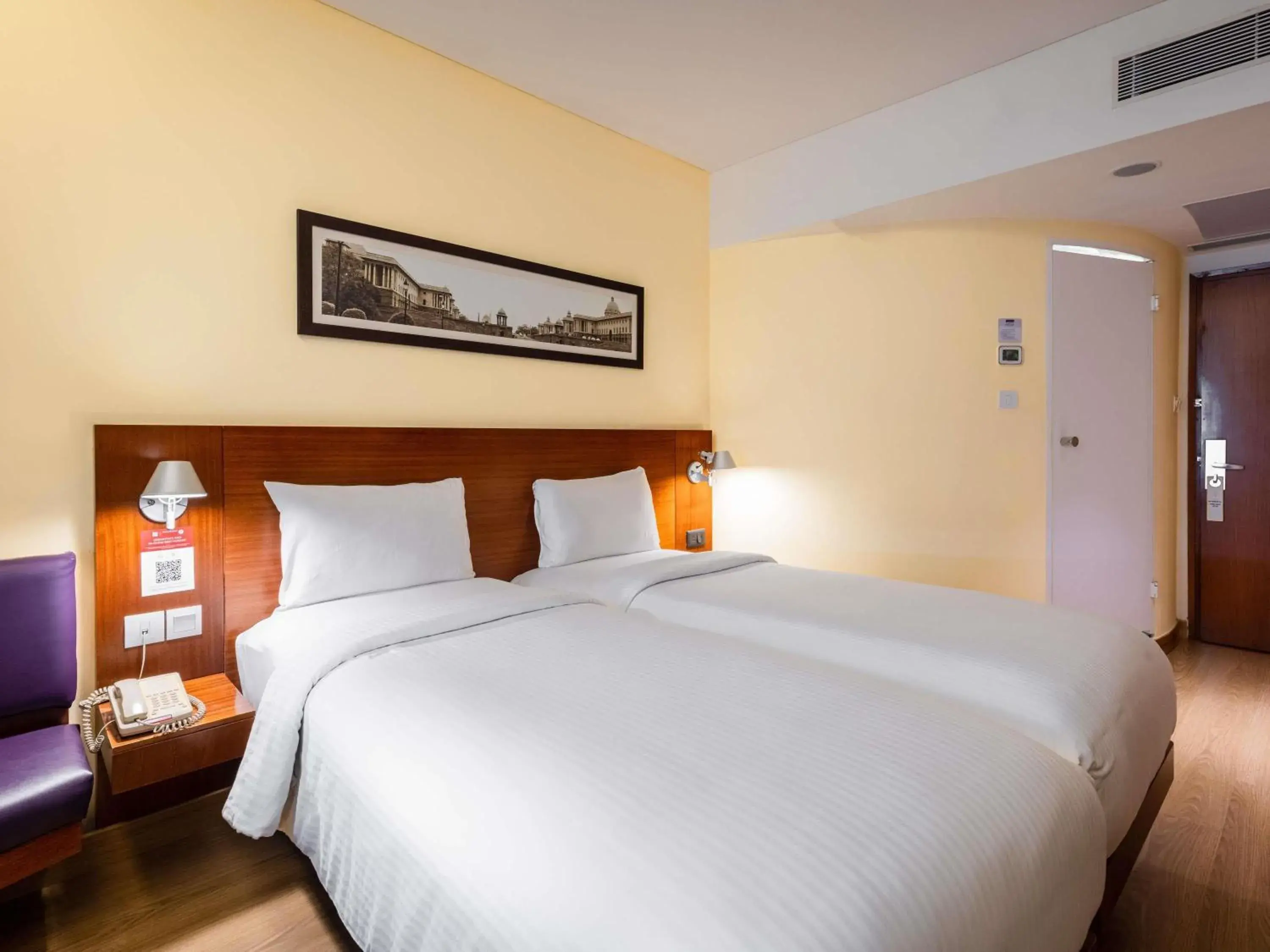 Bedroom, Bed in ibis New Delhi Aerocity - An Accor Brand Bedroom, Bed in ibis New Delhi Aerocity - An Accor Brand