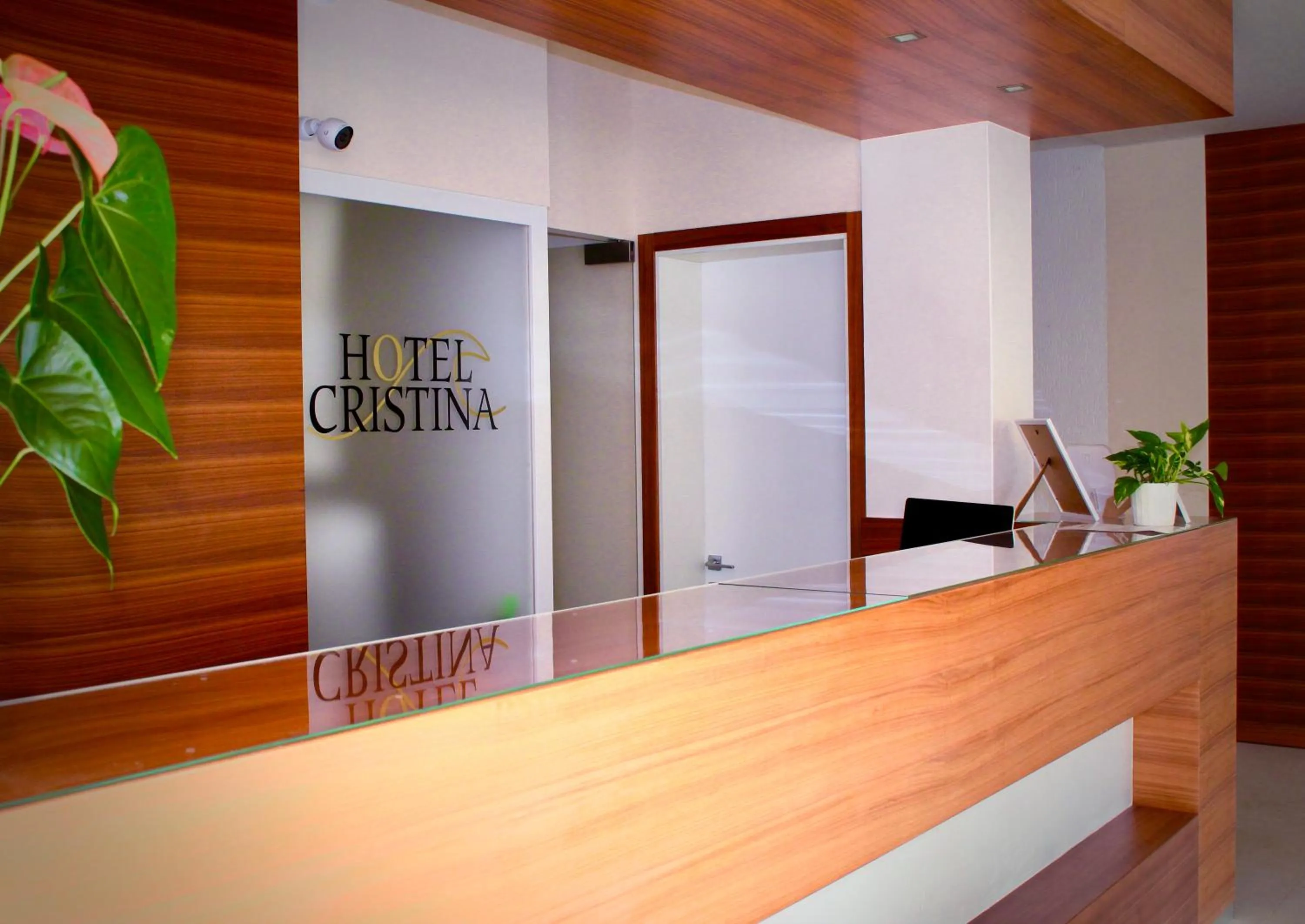 Lobby or reception in Hotel Cristina