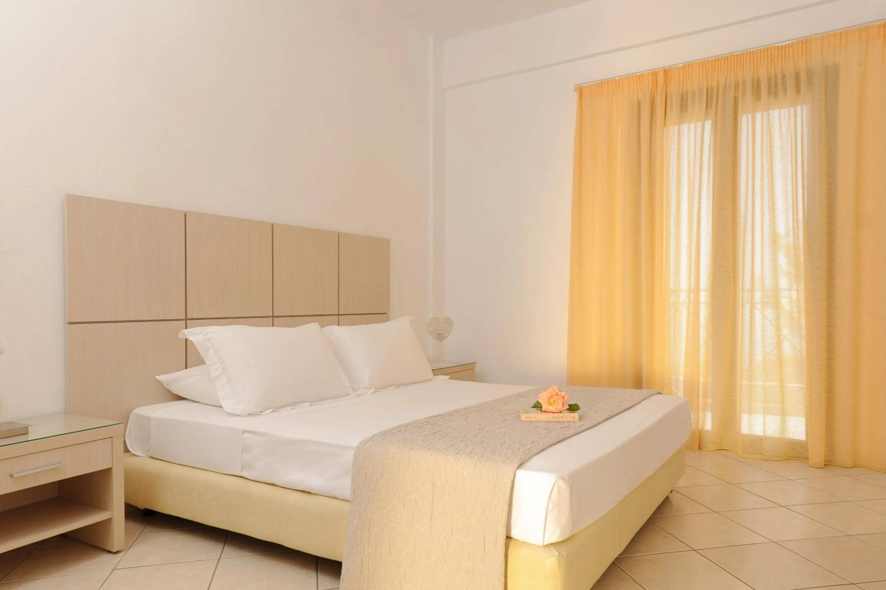 Bed in Karras Star Hotel