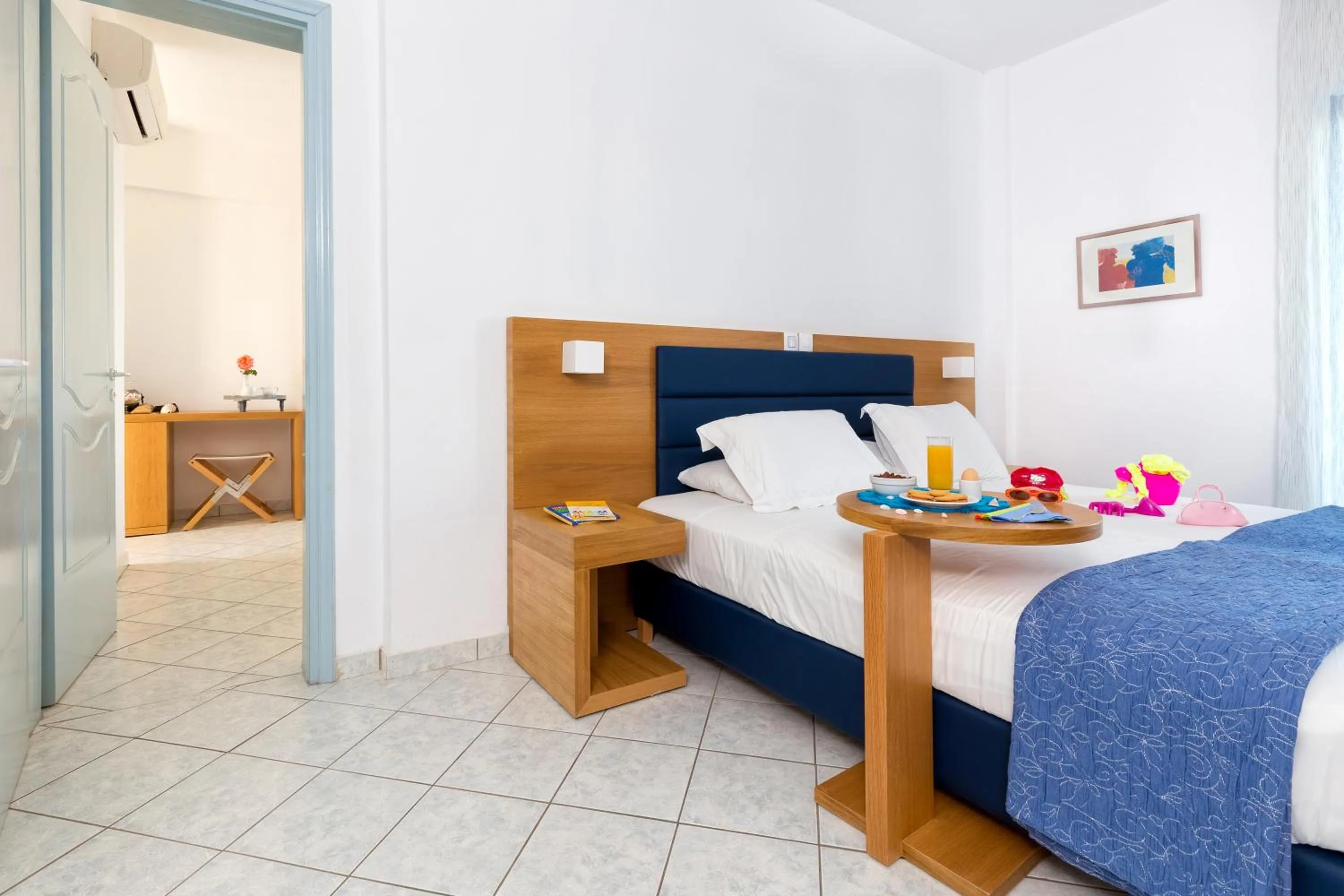 Bed in Karras Star Hotel