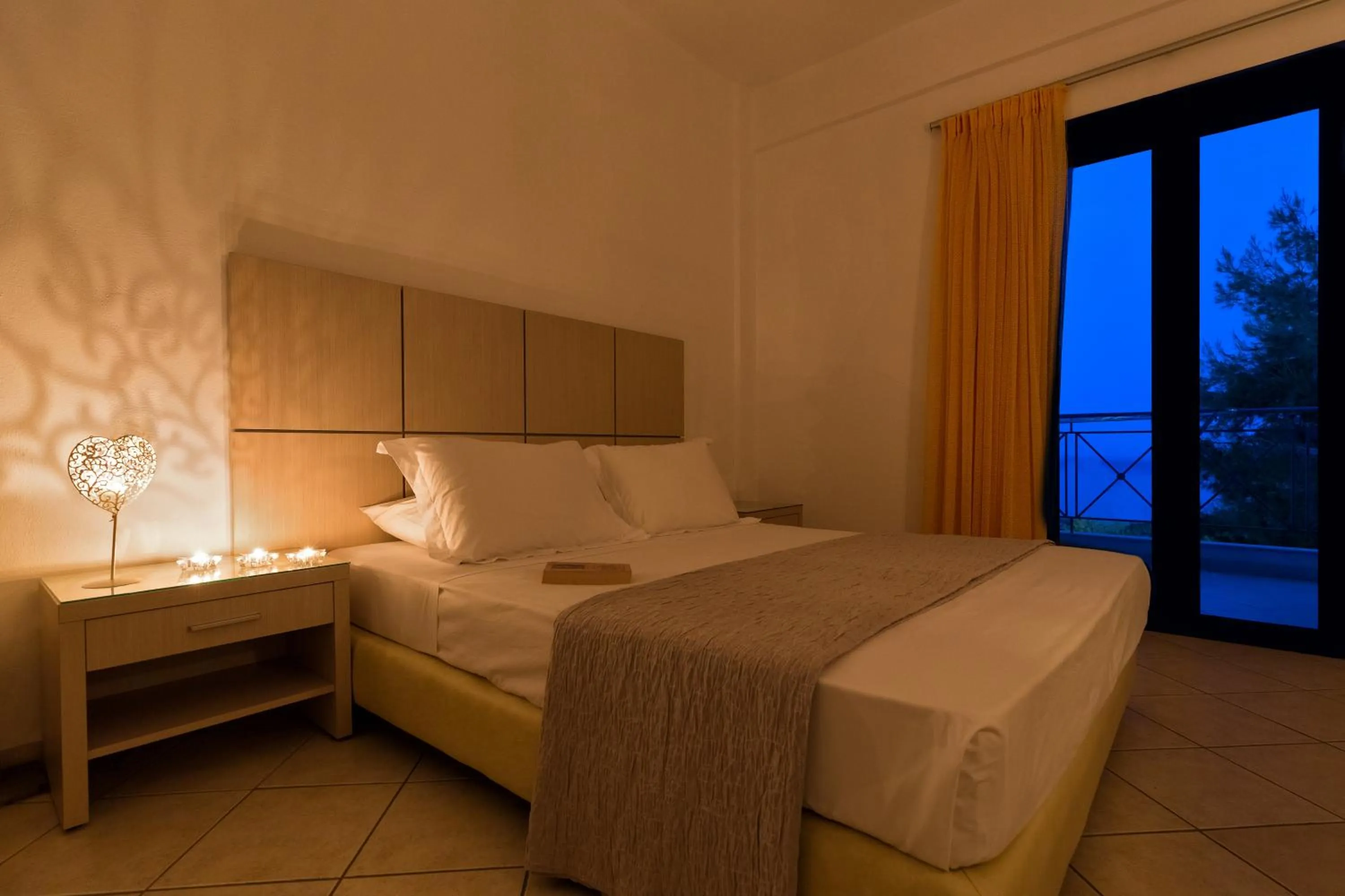 Bed in Karras Star Hotel