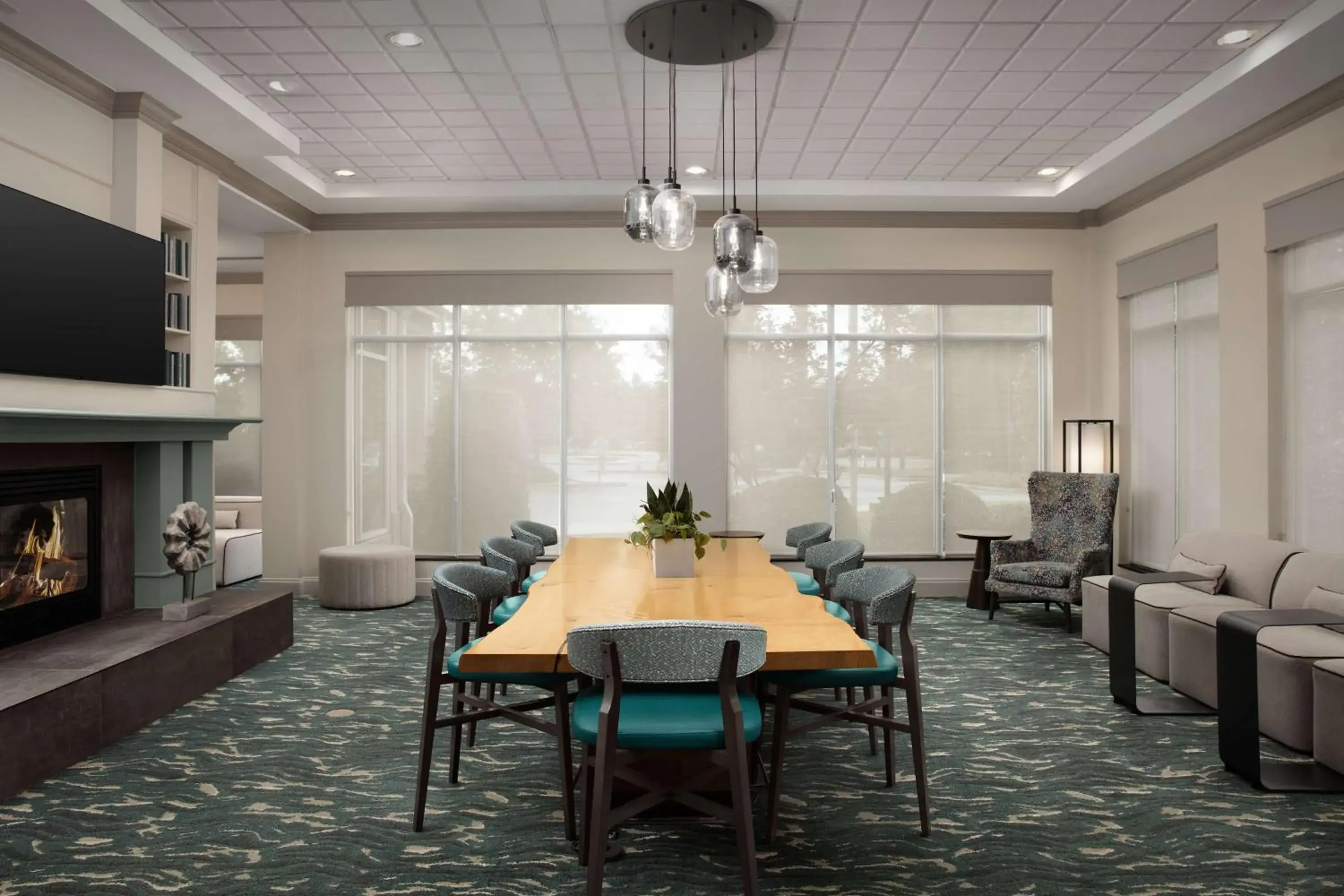 Lobby or reception in Hilton Garden Inn Columbia/Harbison Lobby or reception in Hilton Garden Inn Columbia/Harbison