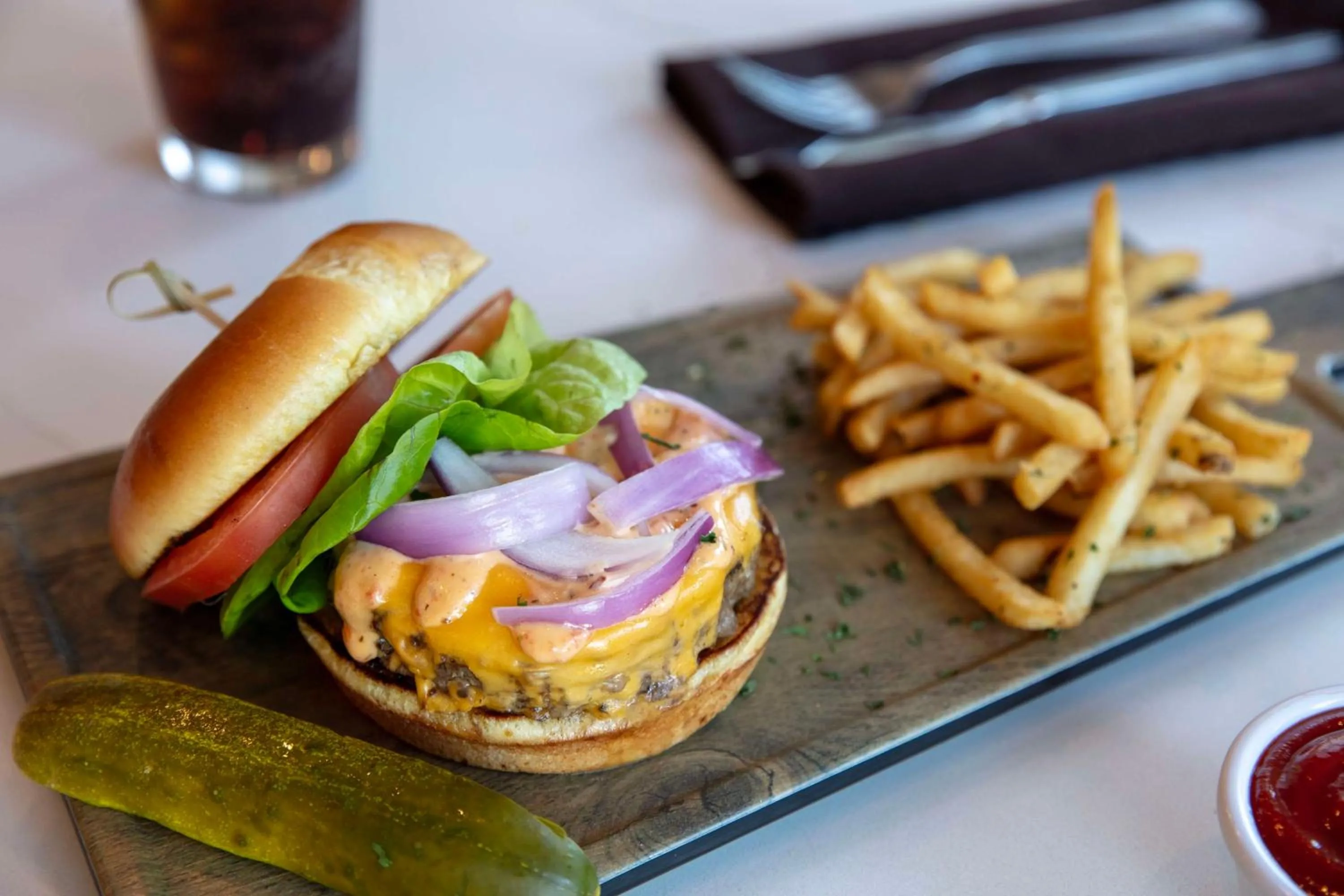 Dining area in Hilton Garden Inn Columbia/Harbison