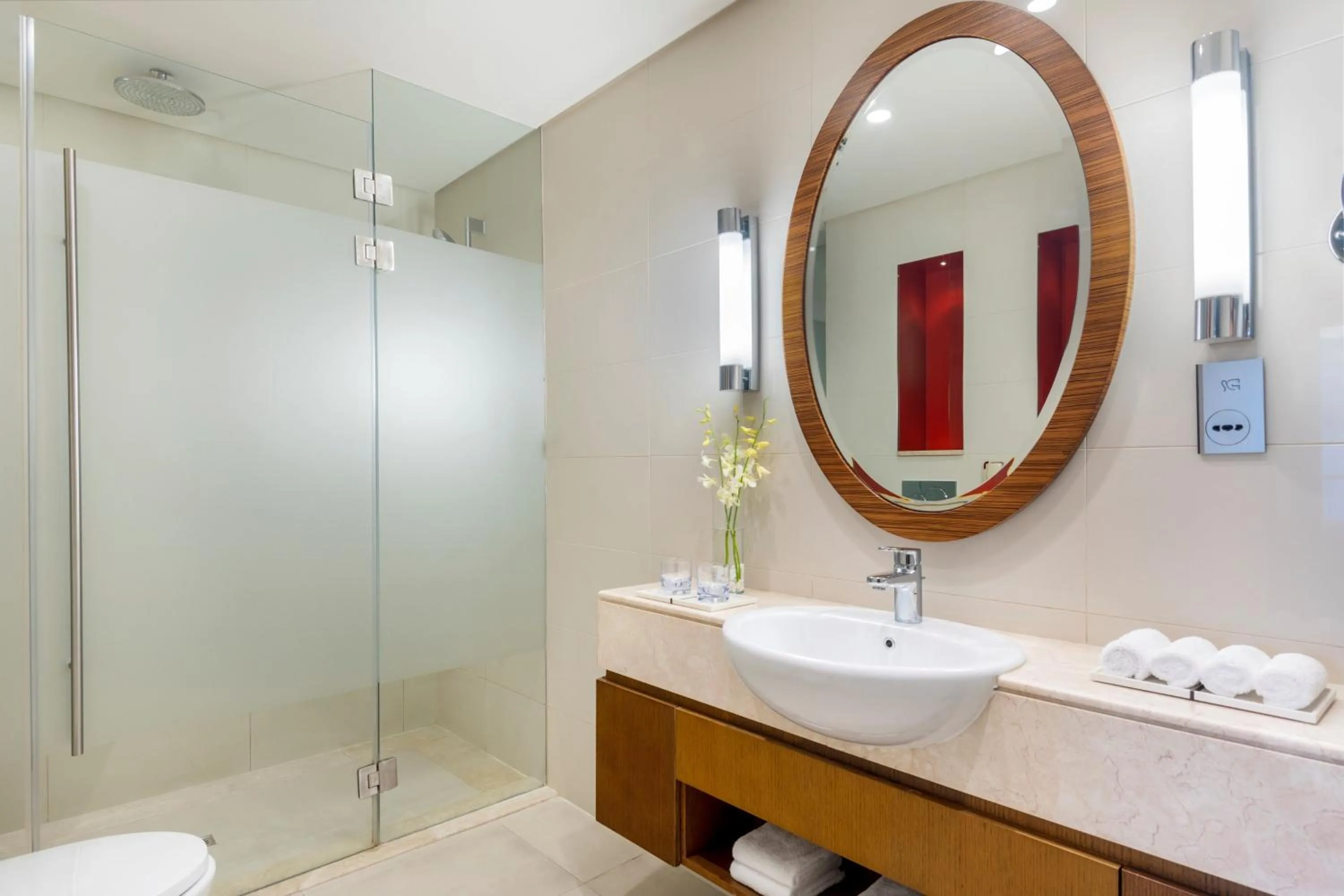 Bathroom in Crowne Plaza Doha - The Business Park by IHG