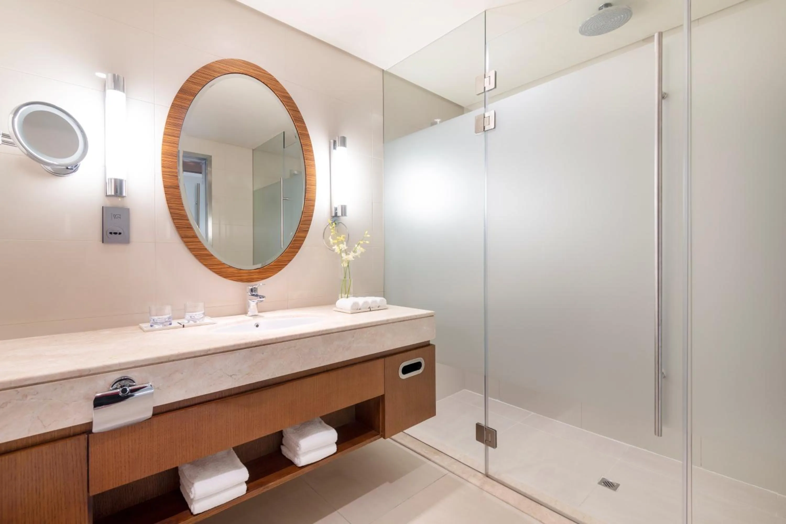 Bathroom in Crowne Plaza Doha - The Business Park by IHG