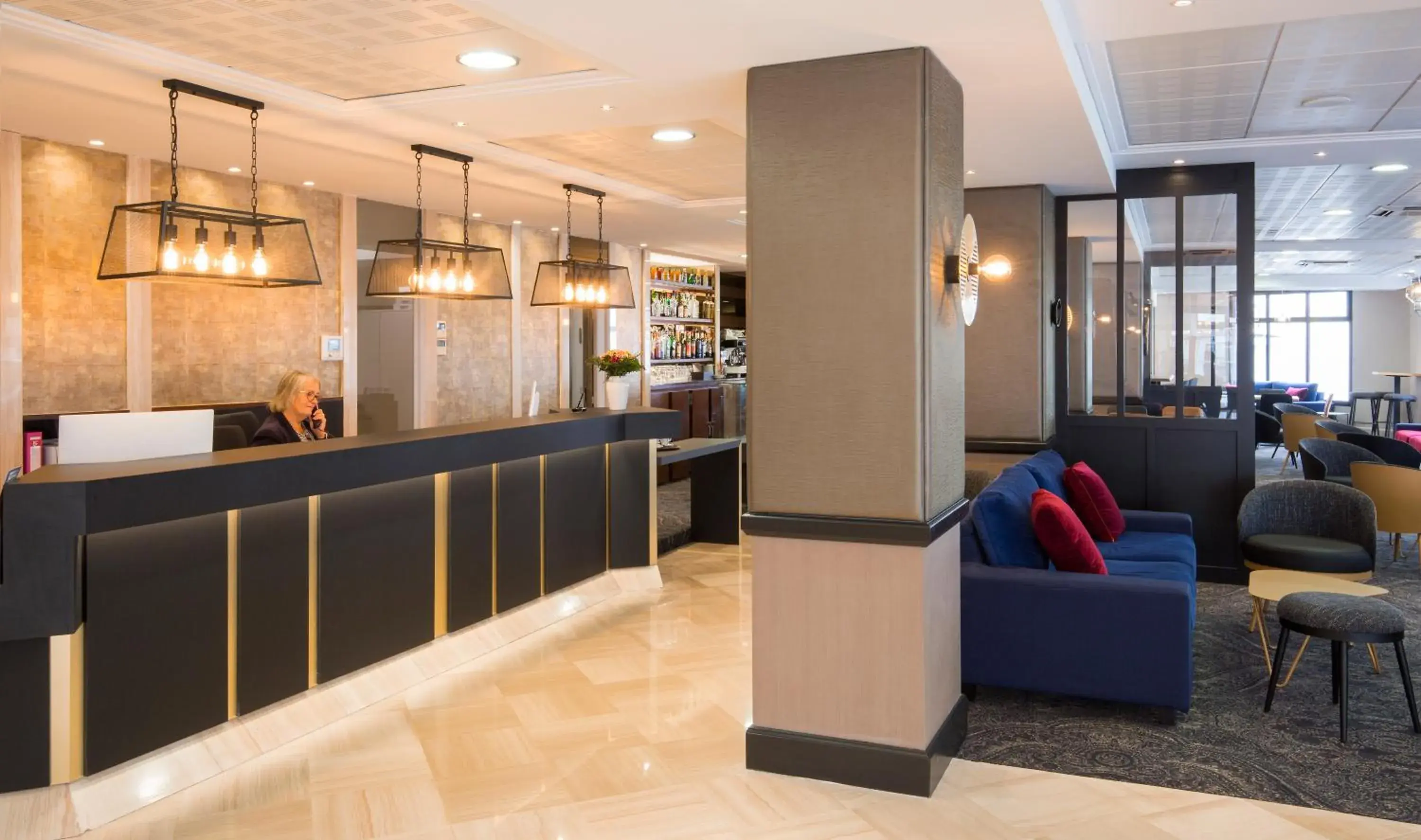 Lobby or reception in Hôtel National Lobby or reception in Hôtel National