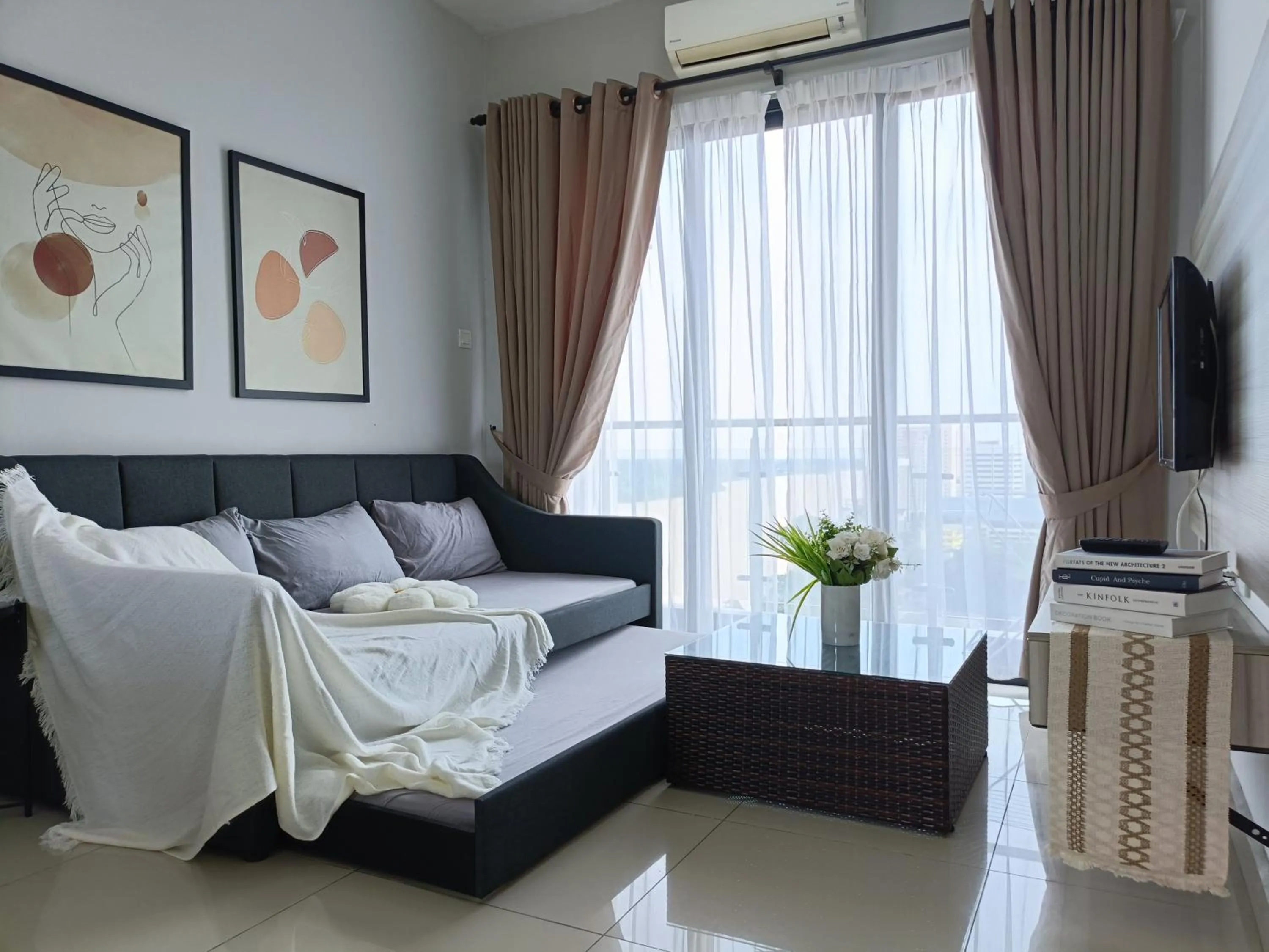 Living room in Prestige Sky Riverfront