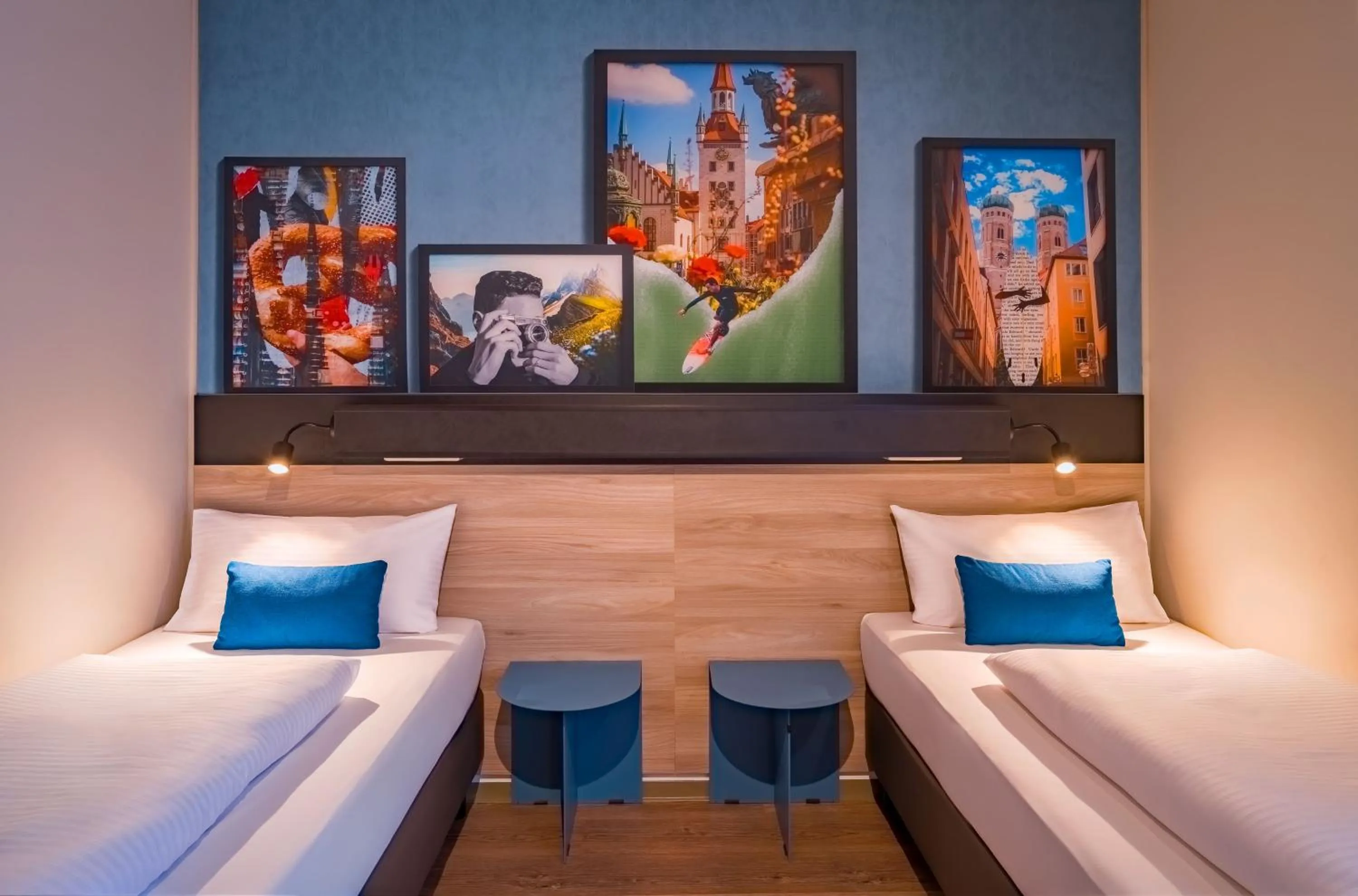 Bed in Ramada Encore by Wyndham Munich Messe