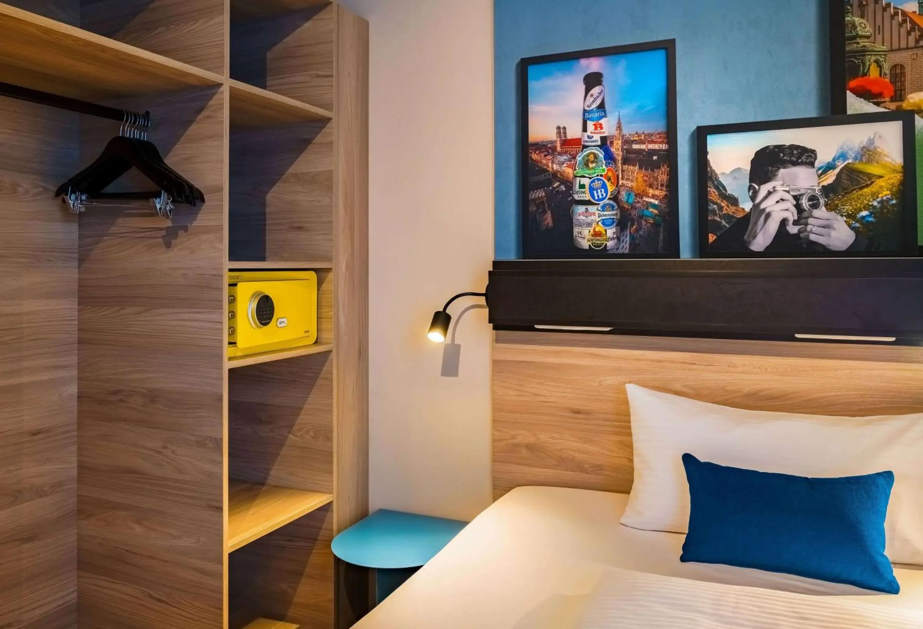 Bed in Ramada Encore by Wyndham Munich Messe Bed in Ramada Encore by Wyndham Munich Messe