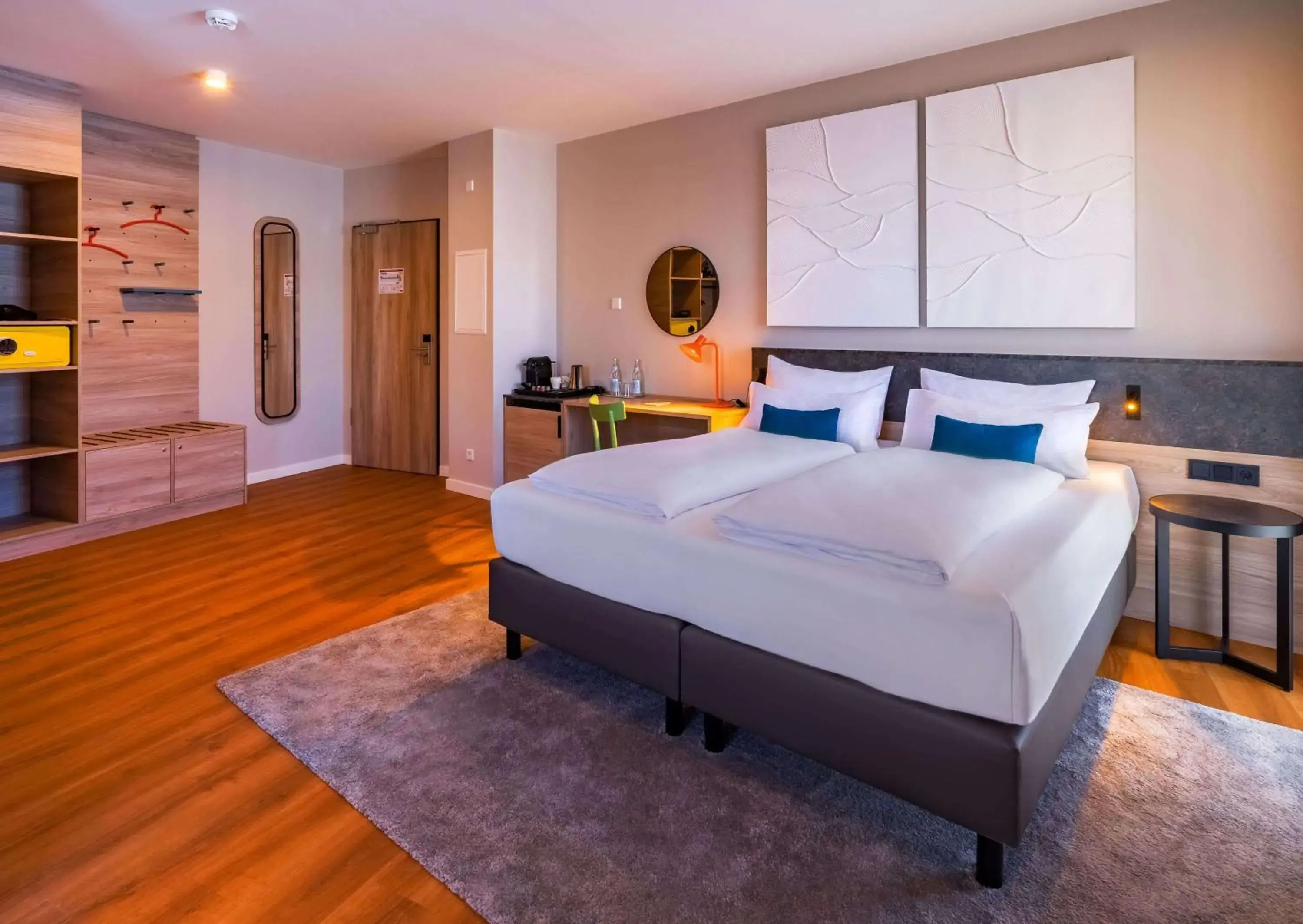 Photo of the whole room, Bed in Ramada Encore by Wyndham Munich Messe Photo of the whole room, Bed in Ramada Encore by Wyndham Munich Messe