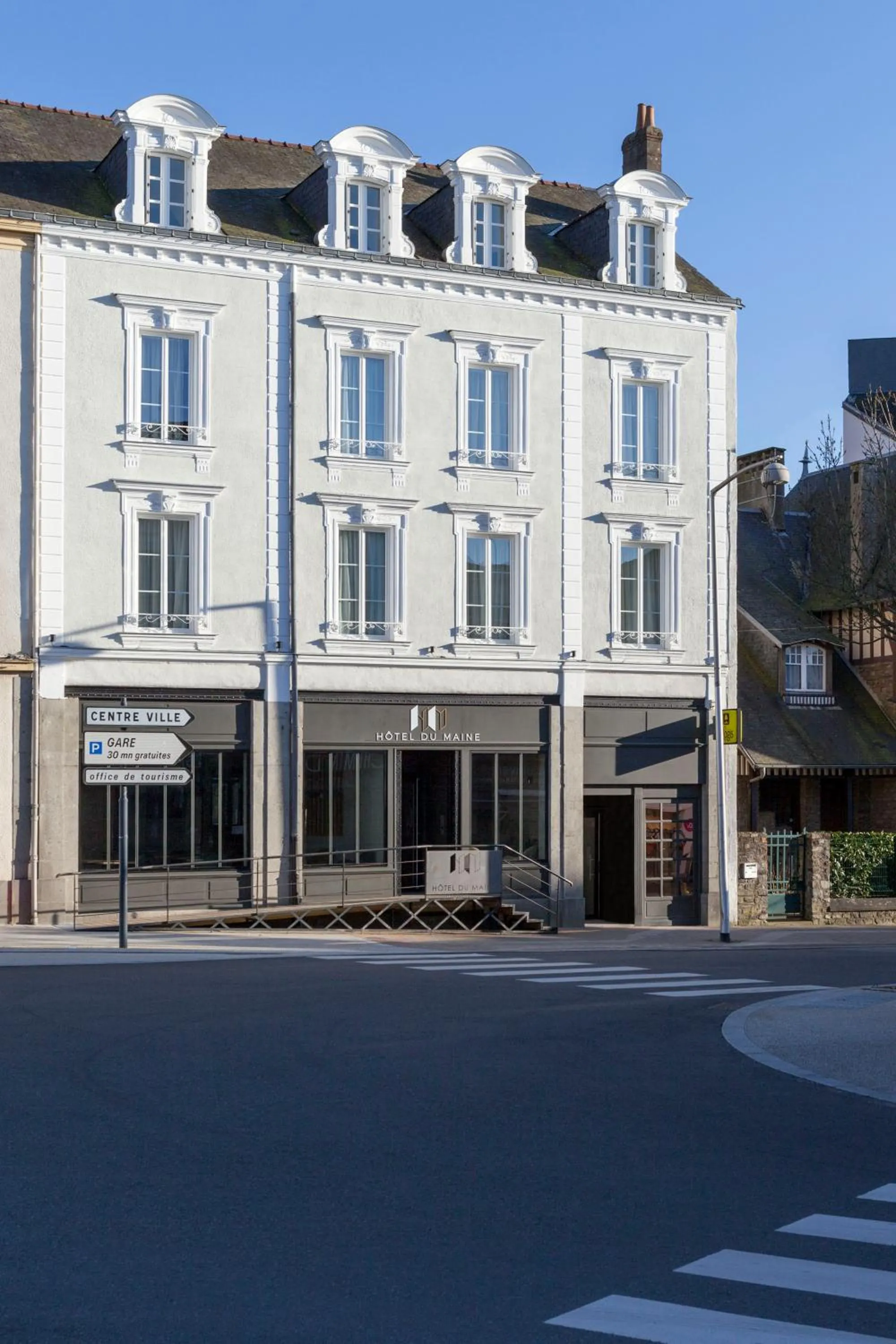Property building in Logis Hotel du Maine