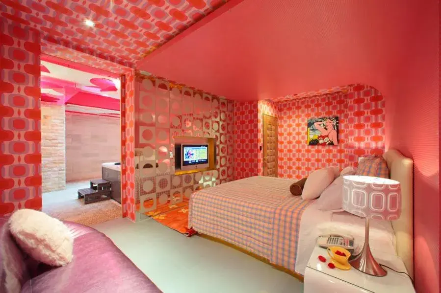 Bed in Rainbow Forest Motel Bed in Rainbow Forest Motel