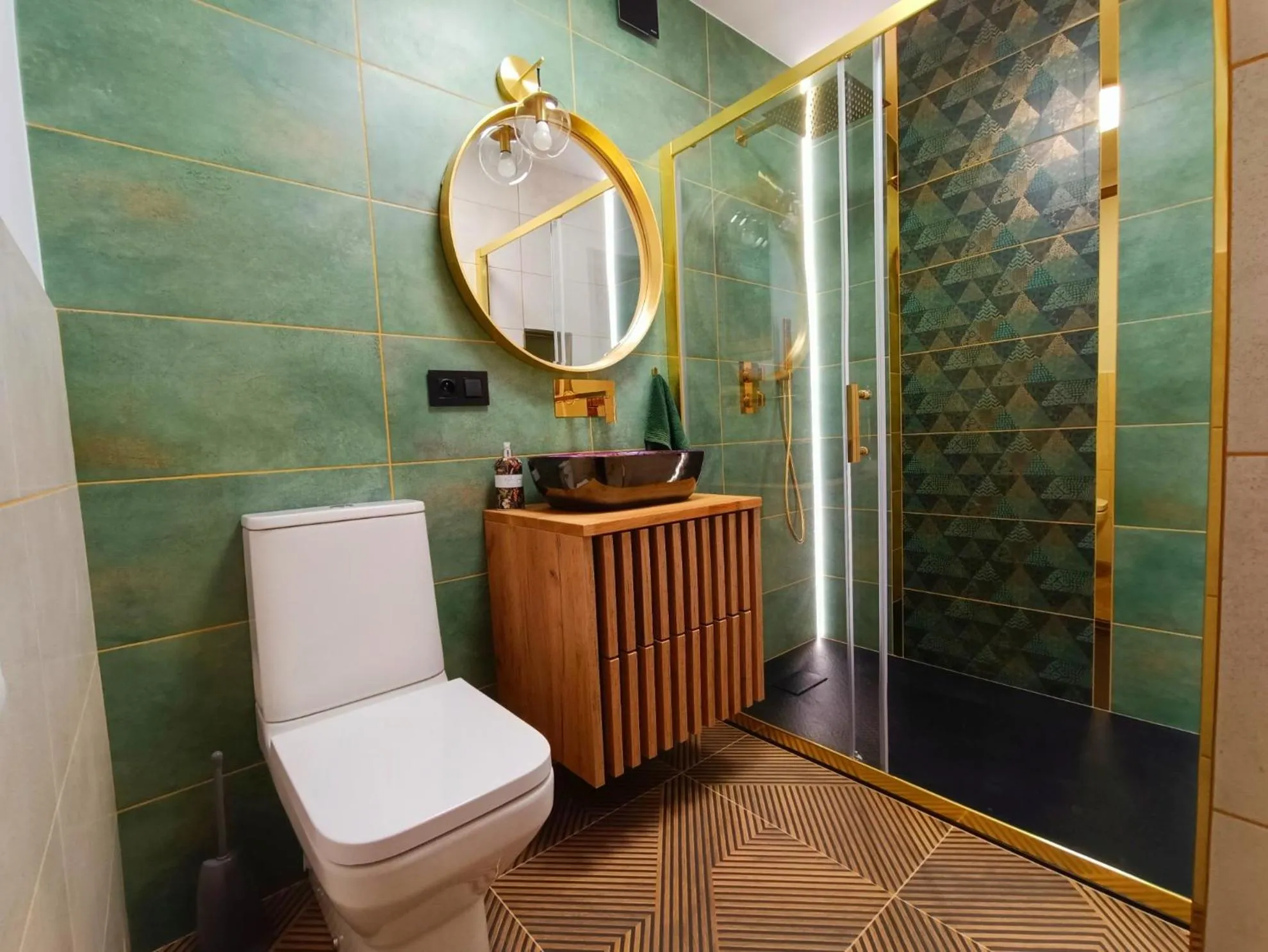 Shower in Blu Raj - domy w Sudetach