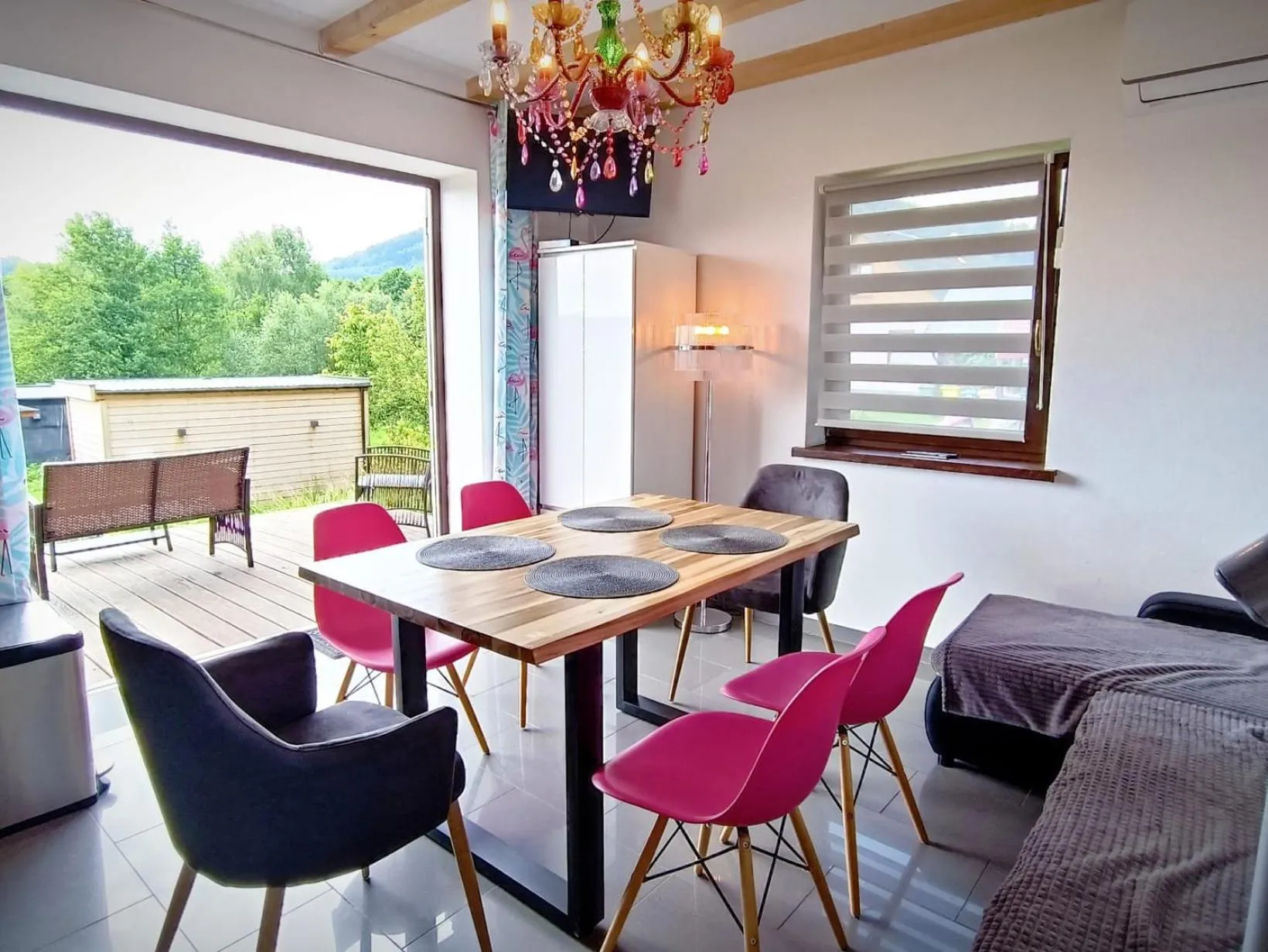 Living room in Blu Raj - domy w Sudetach