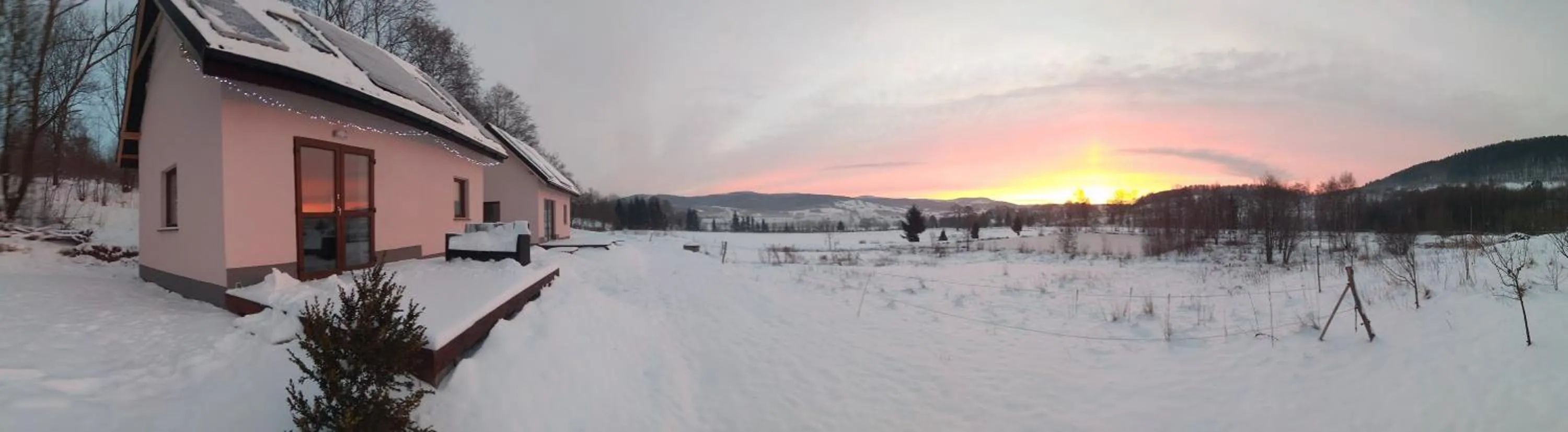 Winter in Blu Raj - domy w Sudetach