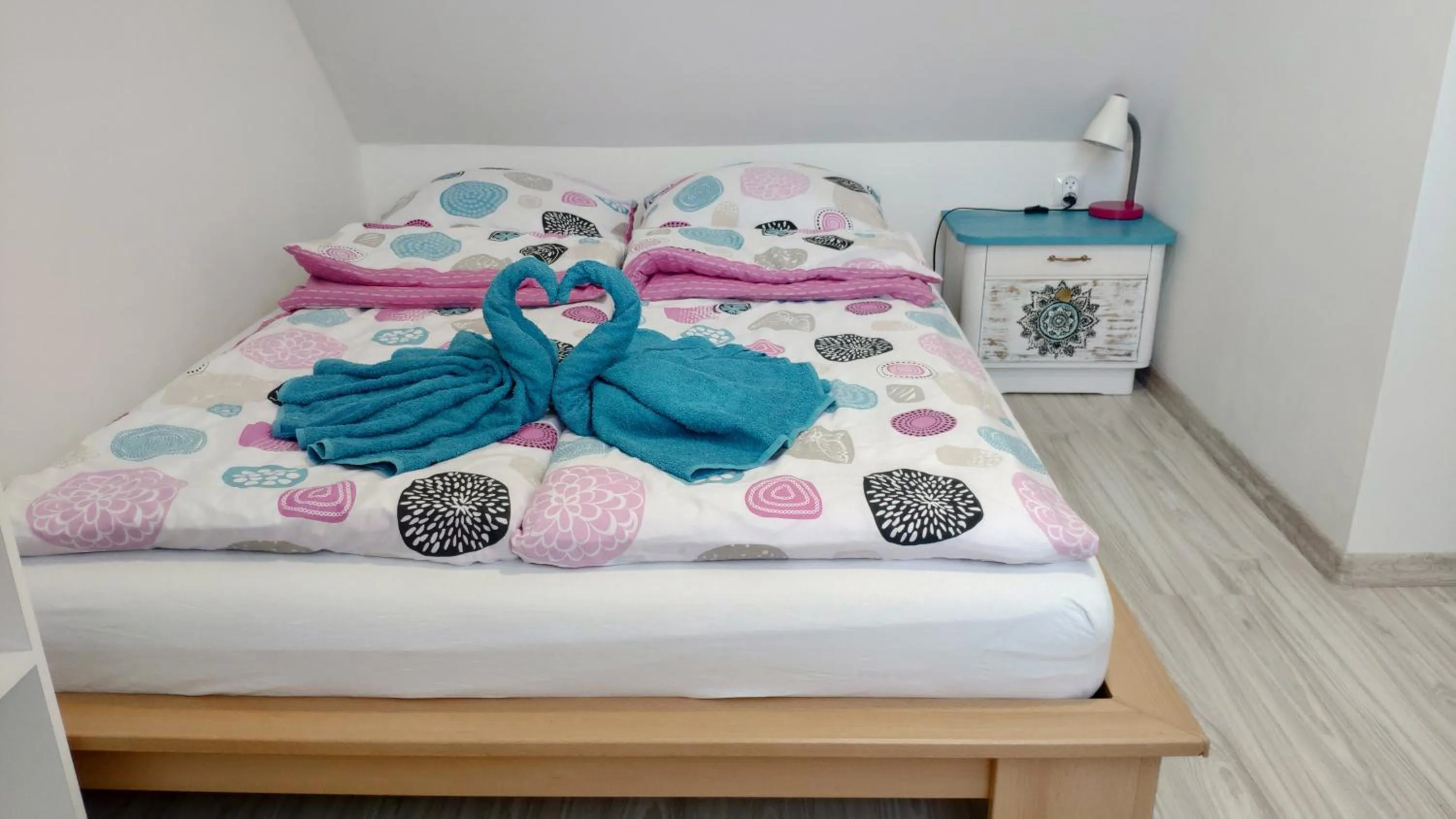 Bedroom, Bed in Blu Raj - domy w Sudetach