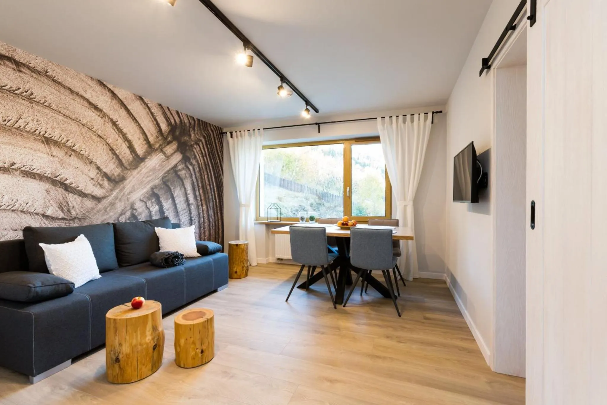 Living room in Willa Marko z sauną, grillowiskiem i rowerownią - Dream Apart