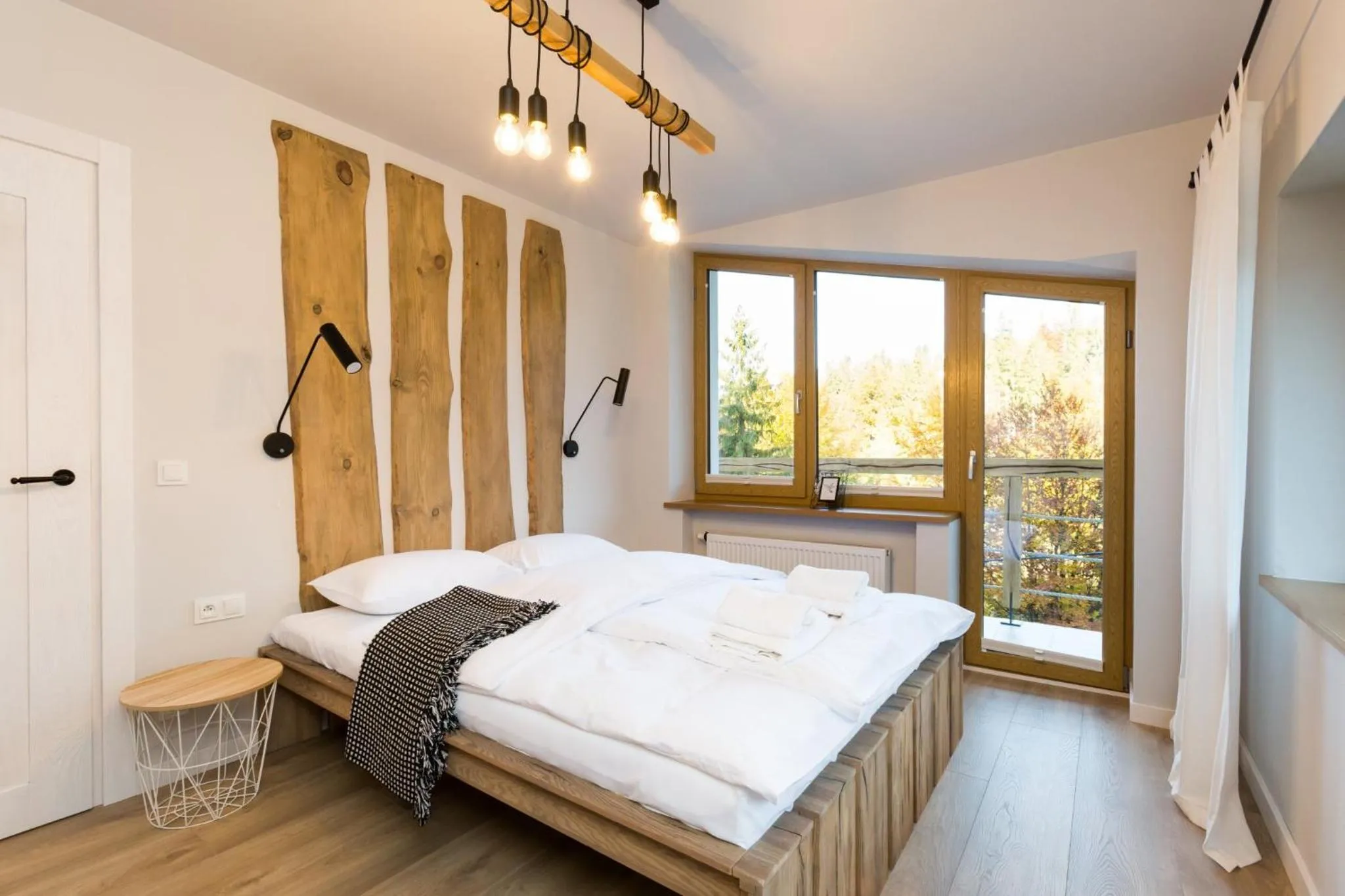 Balcony/Terrace, Bed in Willa Marko z sauną, grillowiskiem i rowerownią - Dream Apart