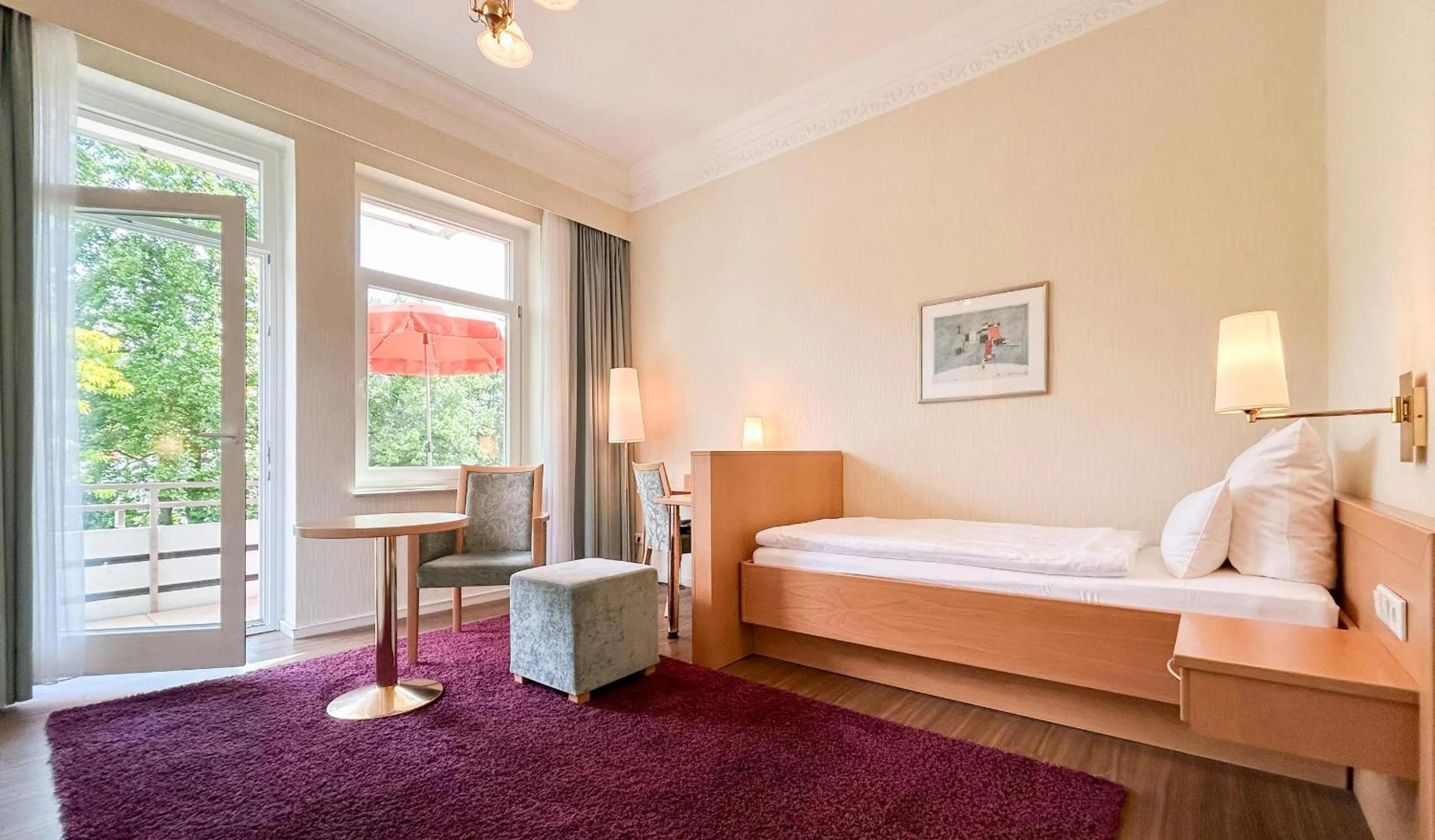 Bed in Hotel Noltmann-Peters