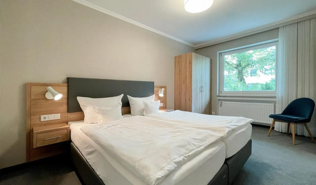 Bed in Hotel Noltmann-Peters