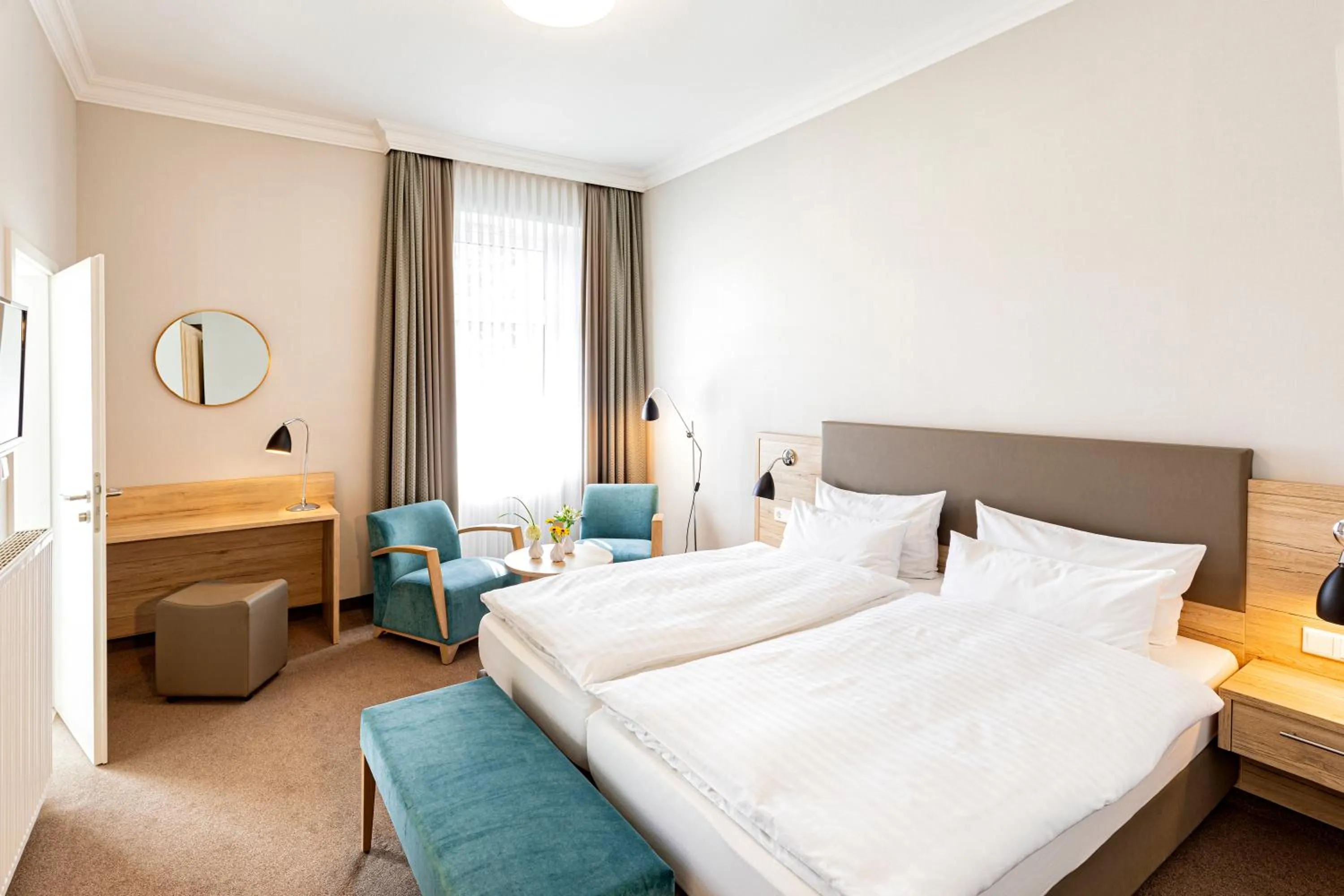 Bed in Hotel Noltmann-Peters