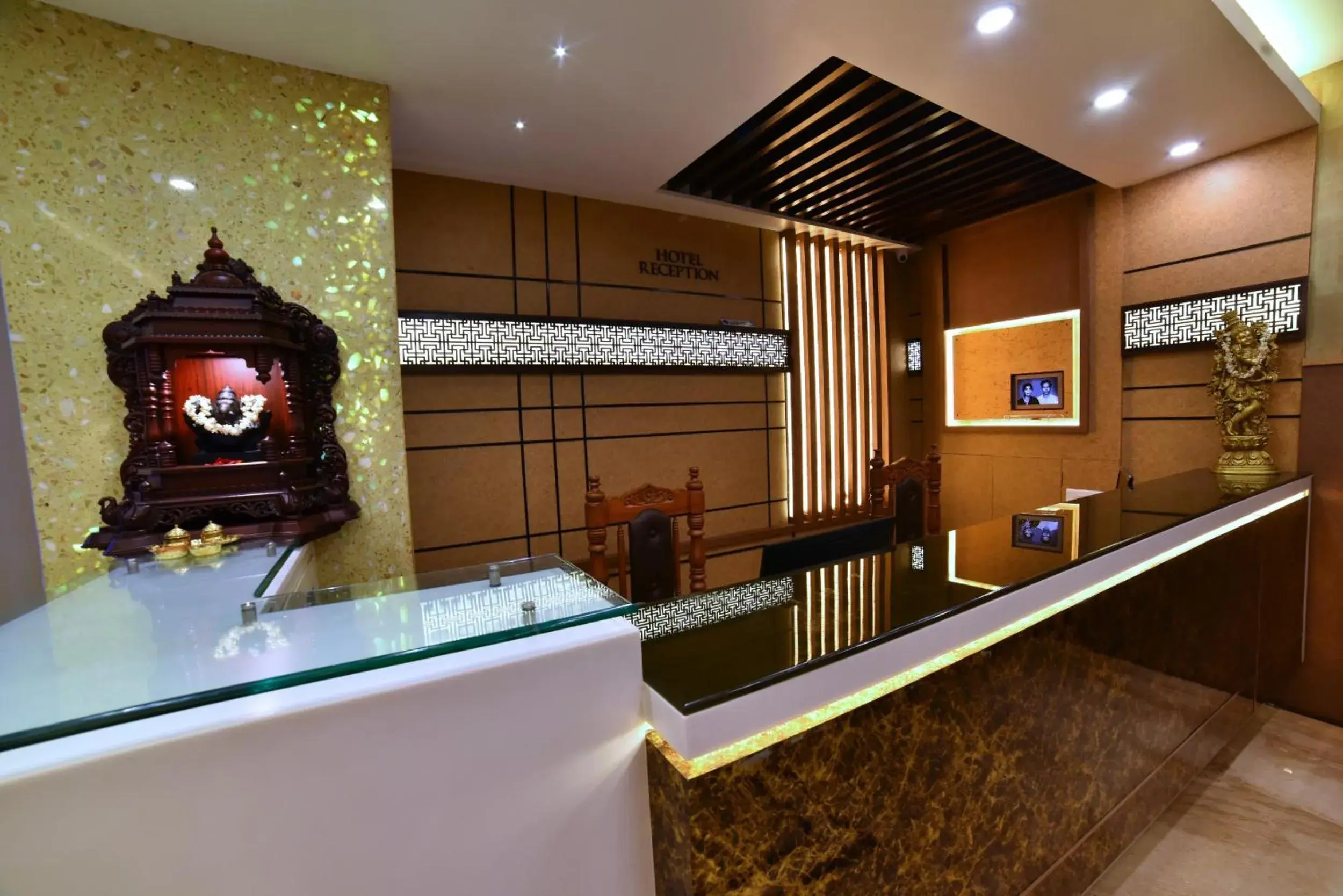 Lobby or reception in Hotel Vashanth Krishna Lobby or reception in Hotel Vashanth Krishna