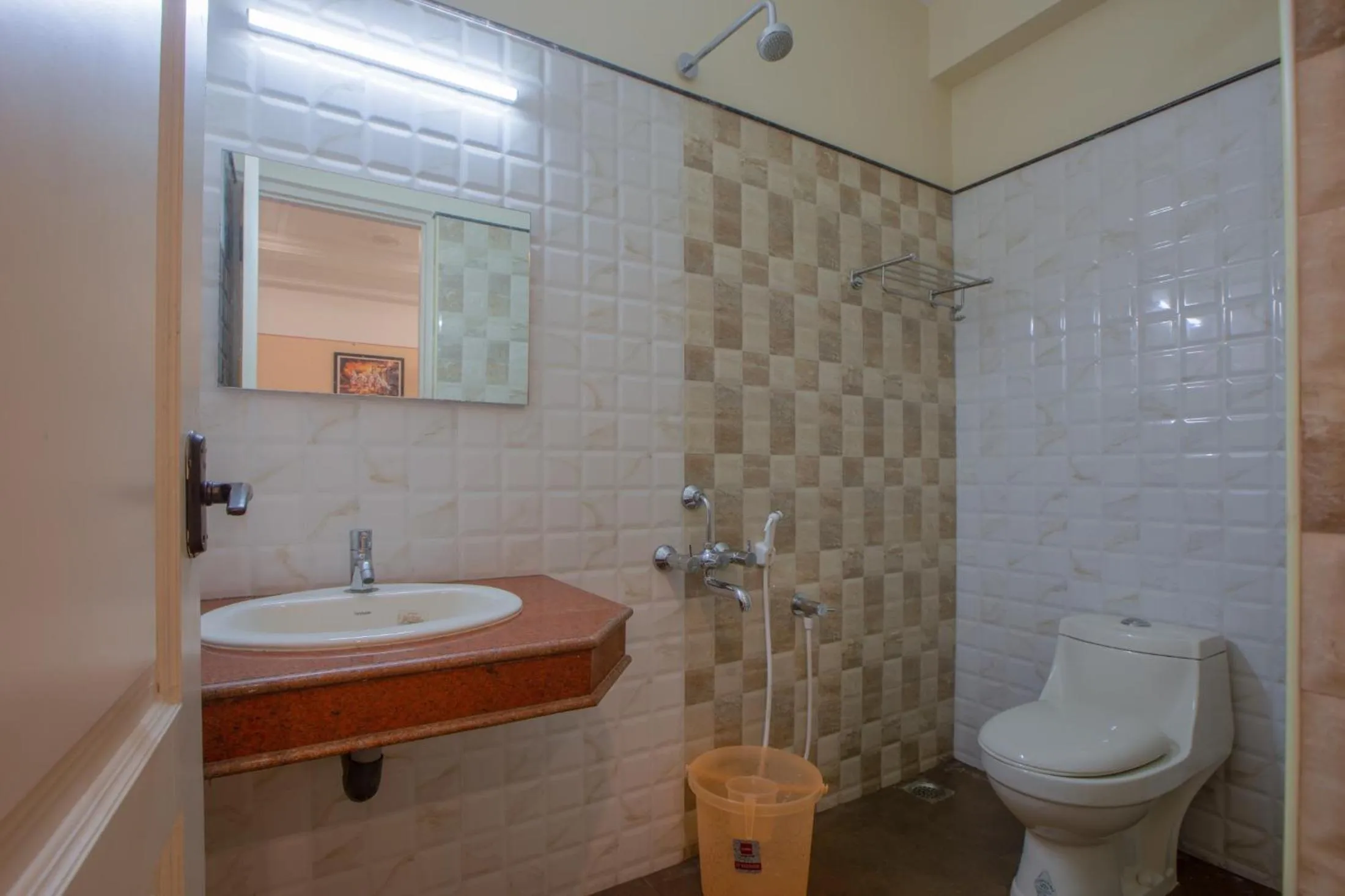 Bed in Hotel Vashanth Krishna