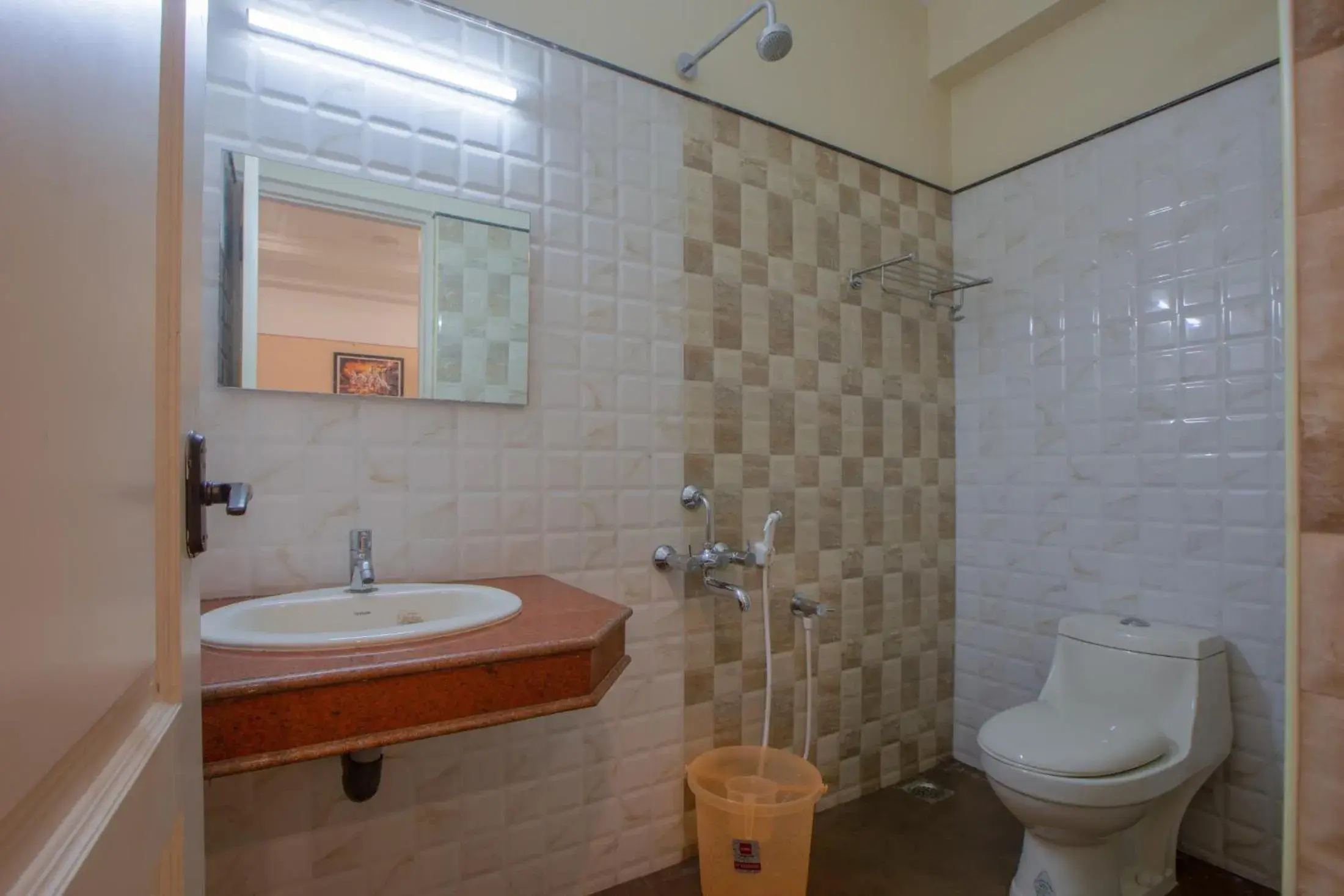 Bed in Hotel Vashanth Krishna Bed in Hotel Vashanth Krishna