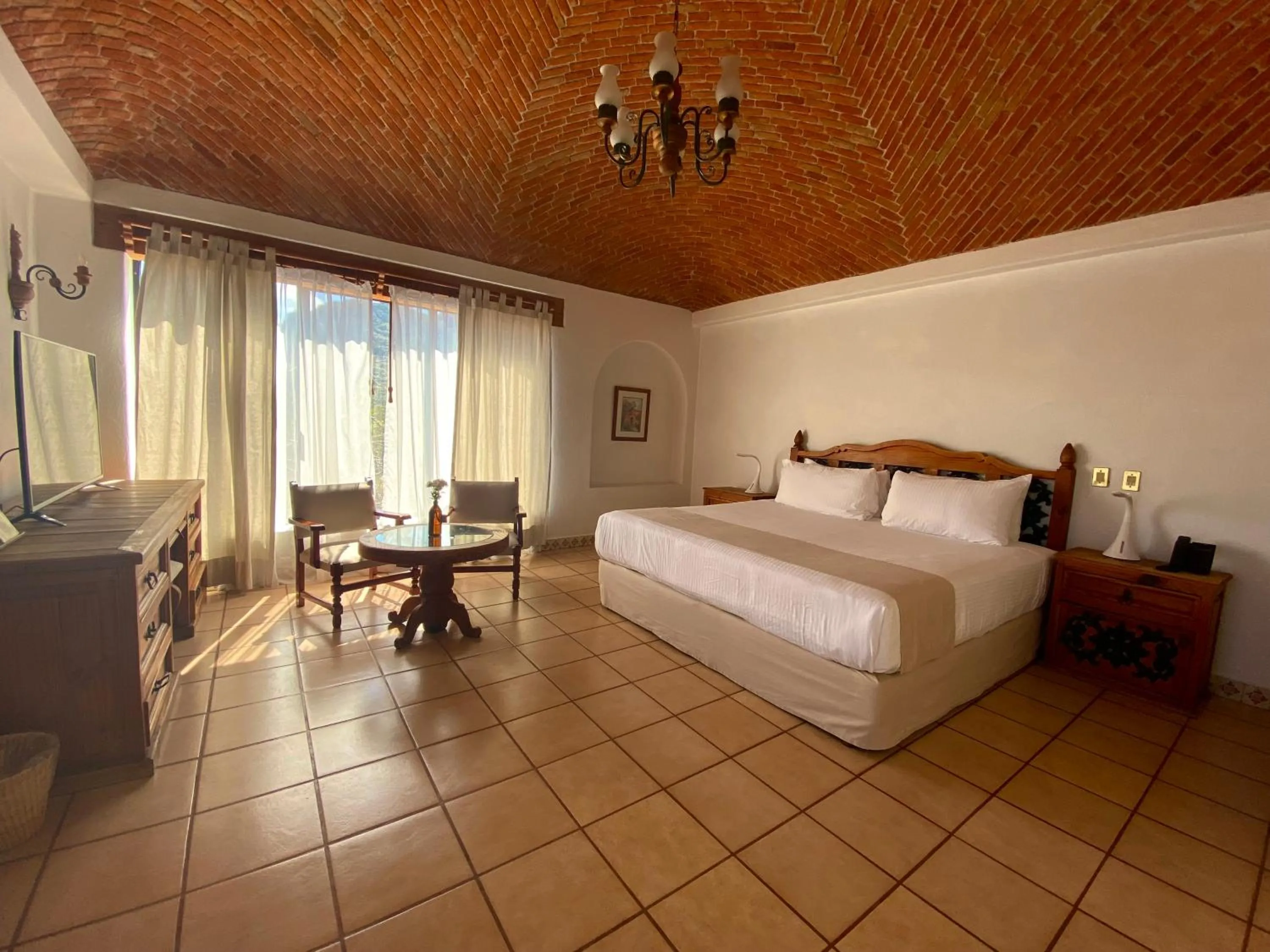 Bed in Posada del Tepozteco - Hotel & Gallery