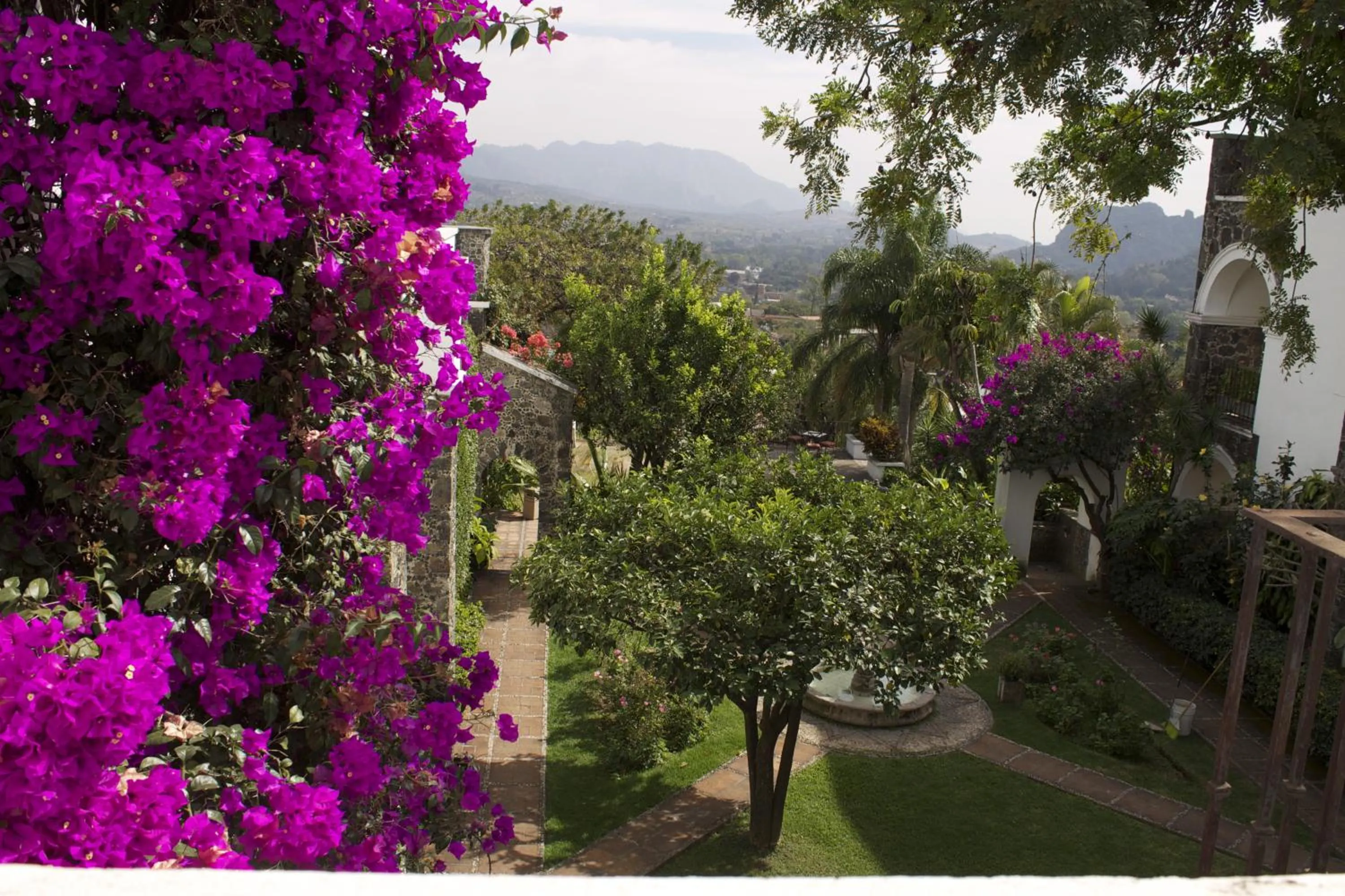 Balcony/Terrace in Posada del Tepozteco - Hotel & Gallery