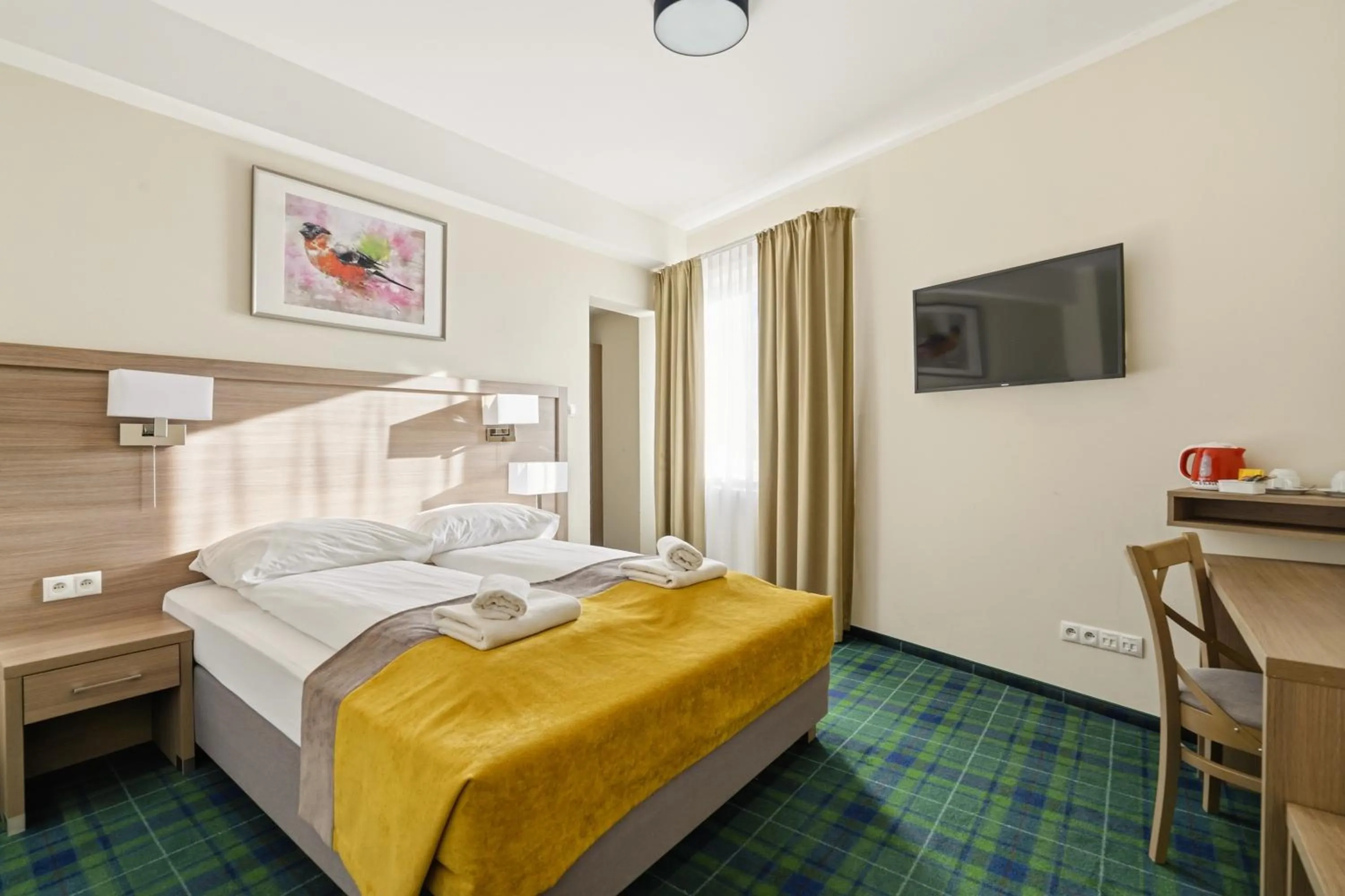 Bed in Hotel Bielany