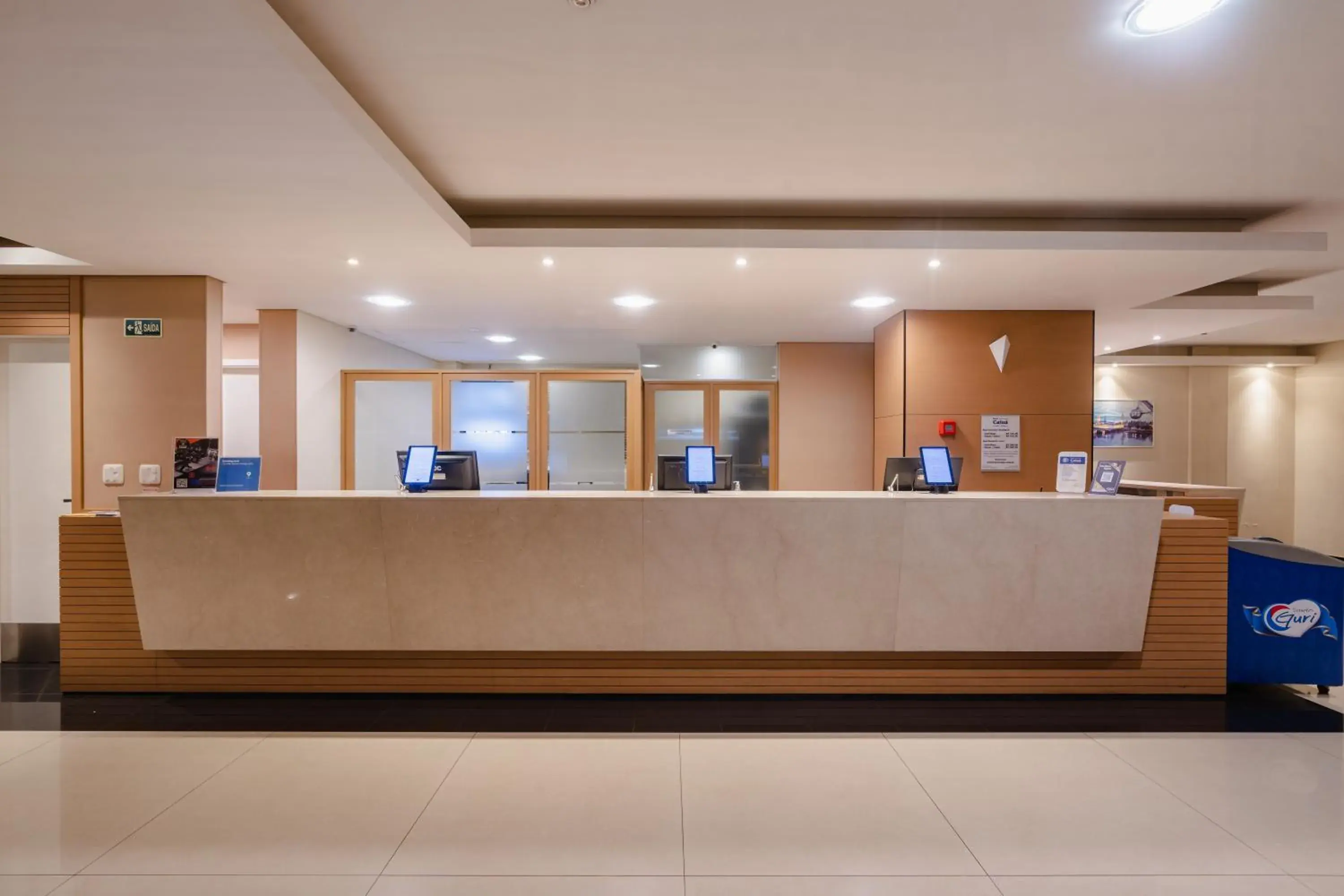 Lobby or reception in Hotel Caiuá Express Lobby or reception in Hotel Caiuá Express