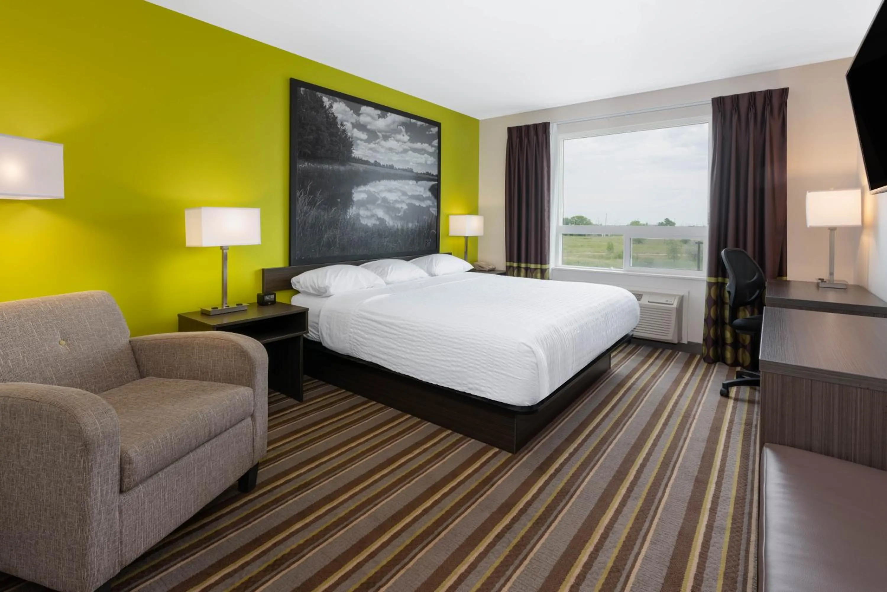 Bed in Super 8 by Wyndham Winnipeg East MB