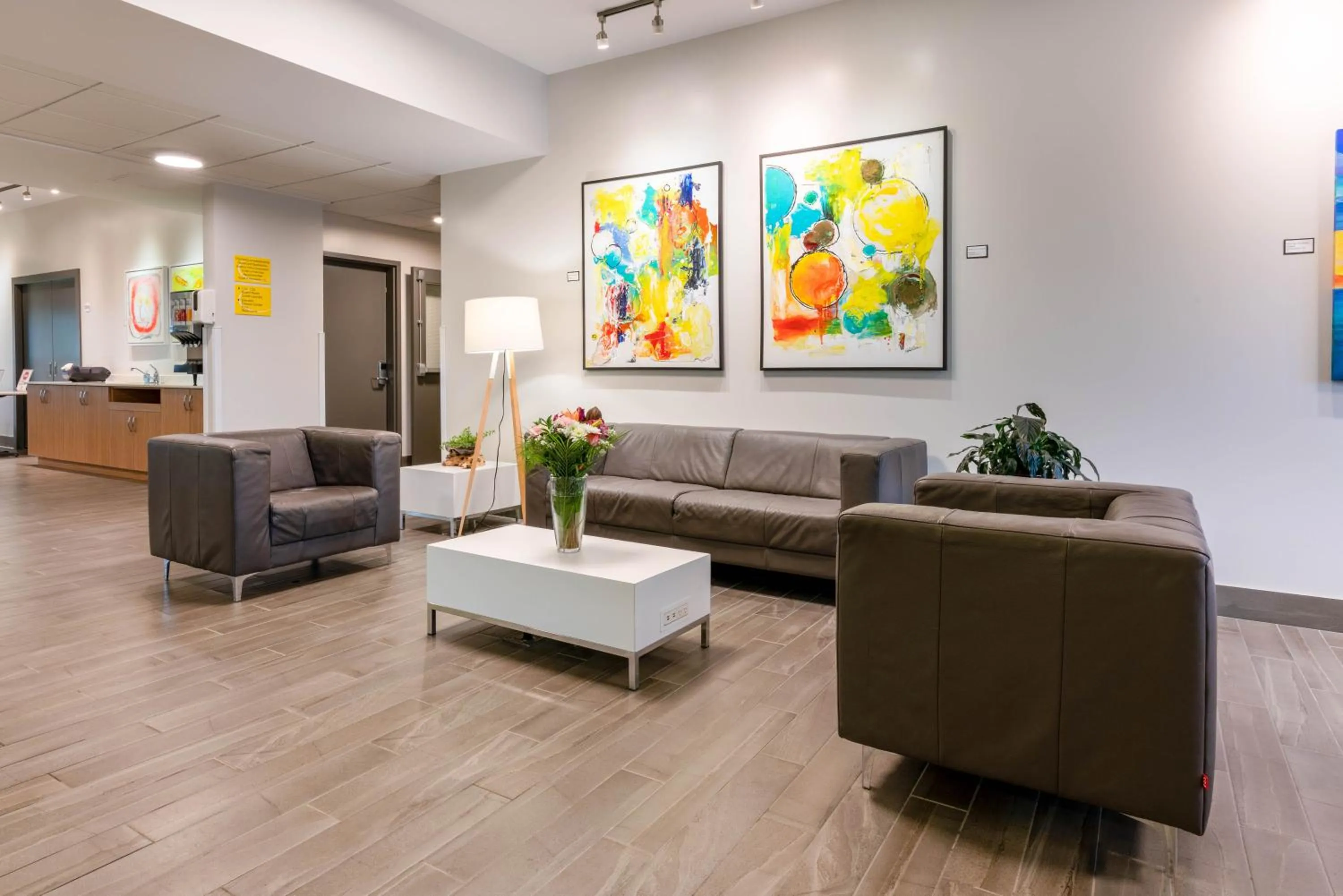 Lobby or reception in Super 8 by Wyndham Winnipeg East MB